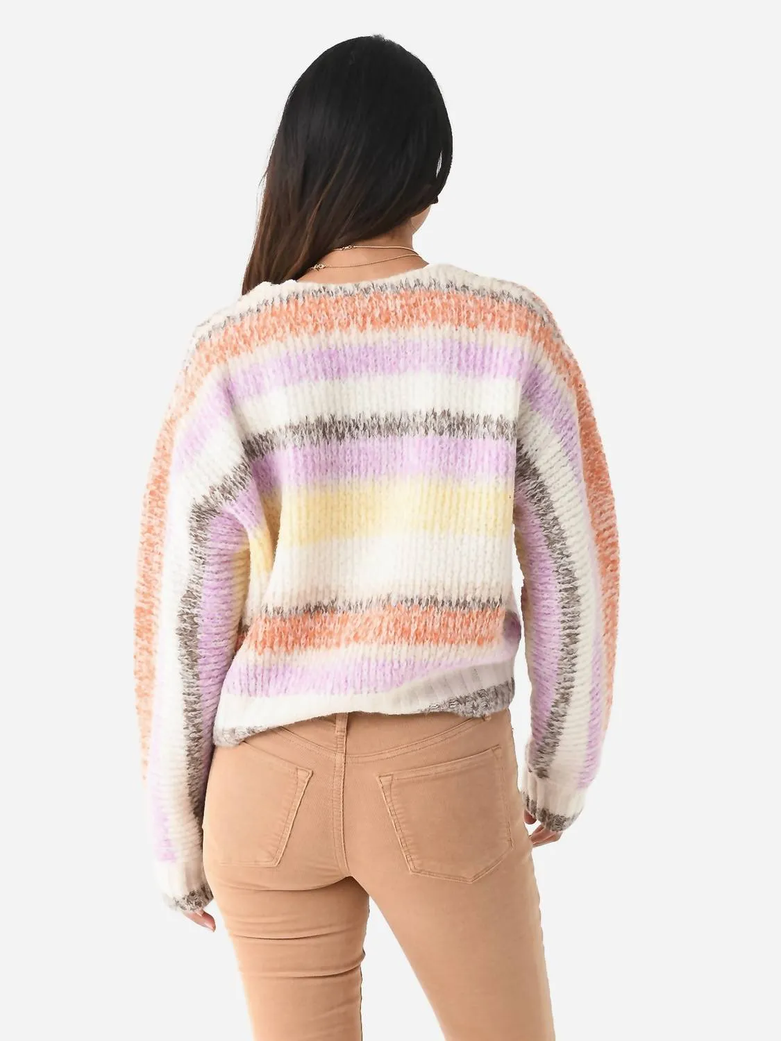 Laramie Sweater In Cream Sunset