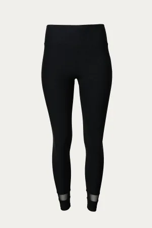 Lift Mesh Panel Legging In Black