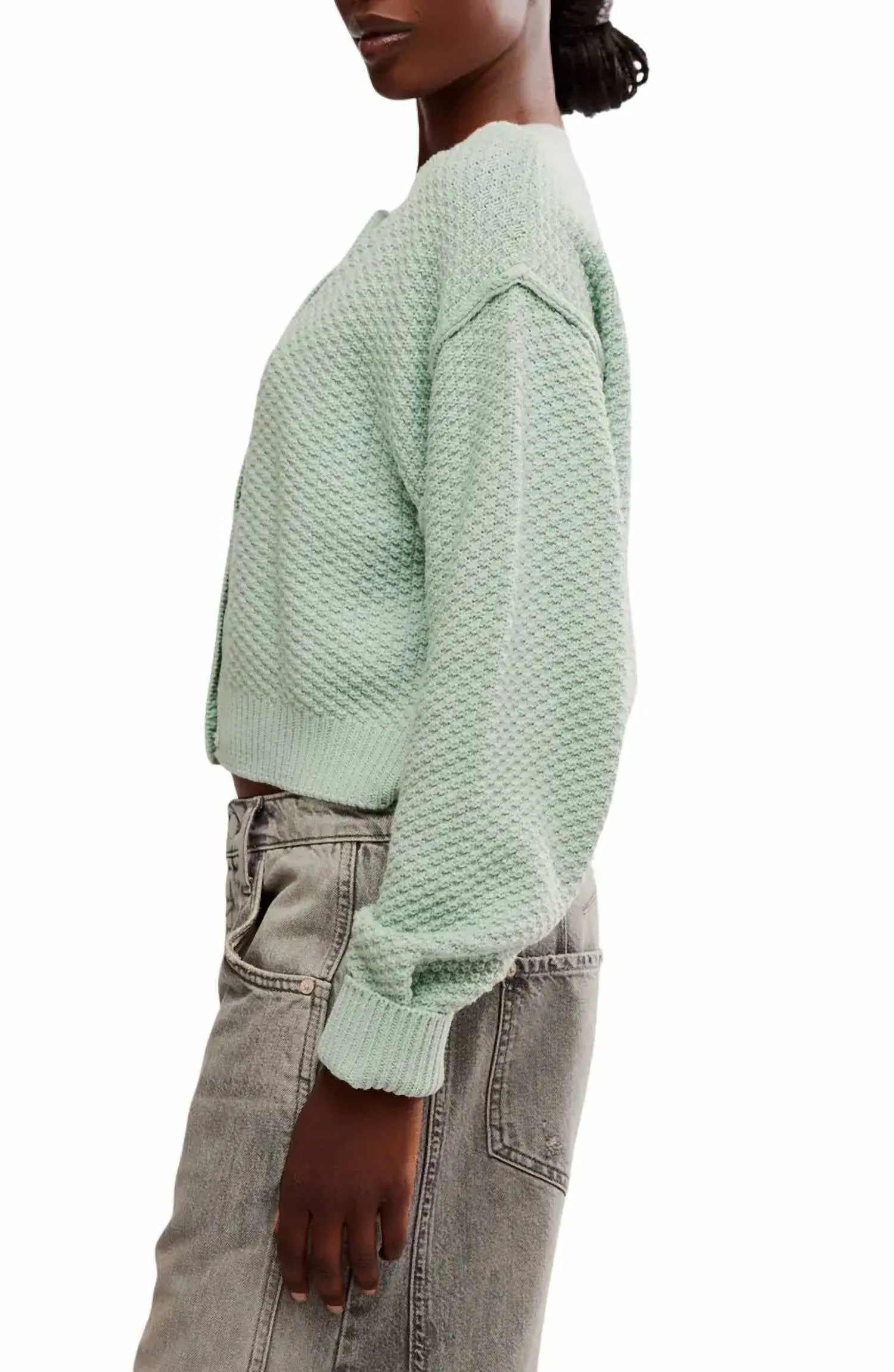 Lila Cardigan In Harbor Grey
