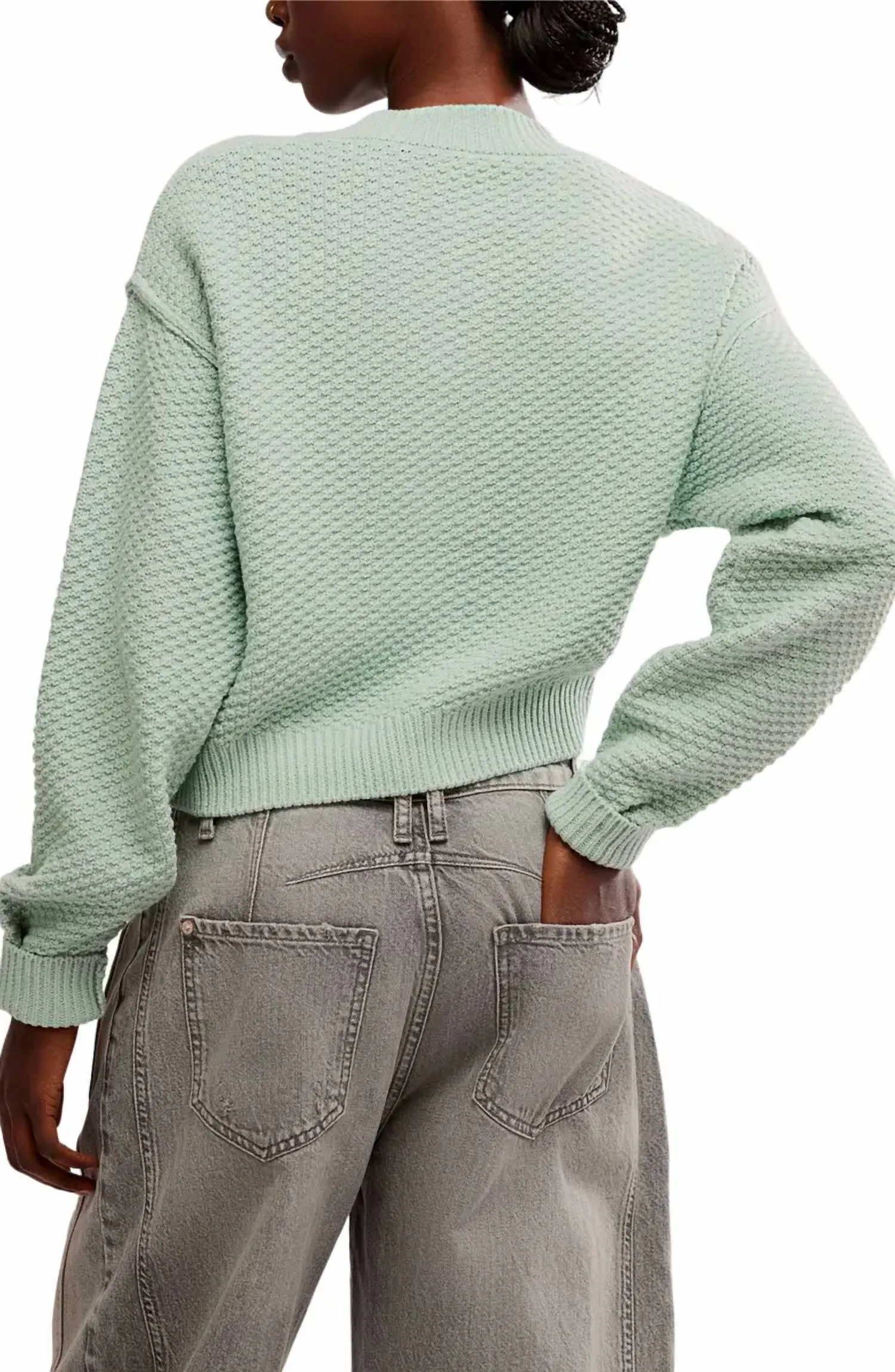 Lila Cardigan In Harbor Grey