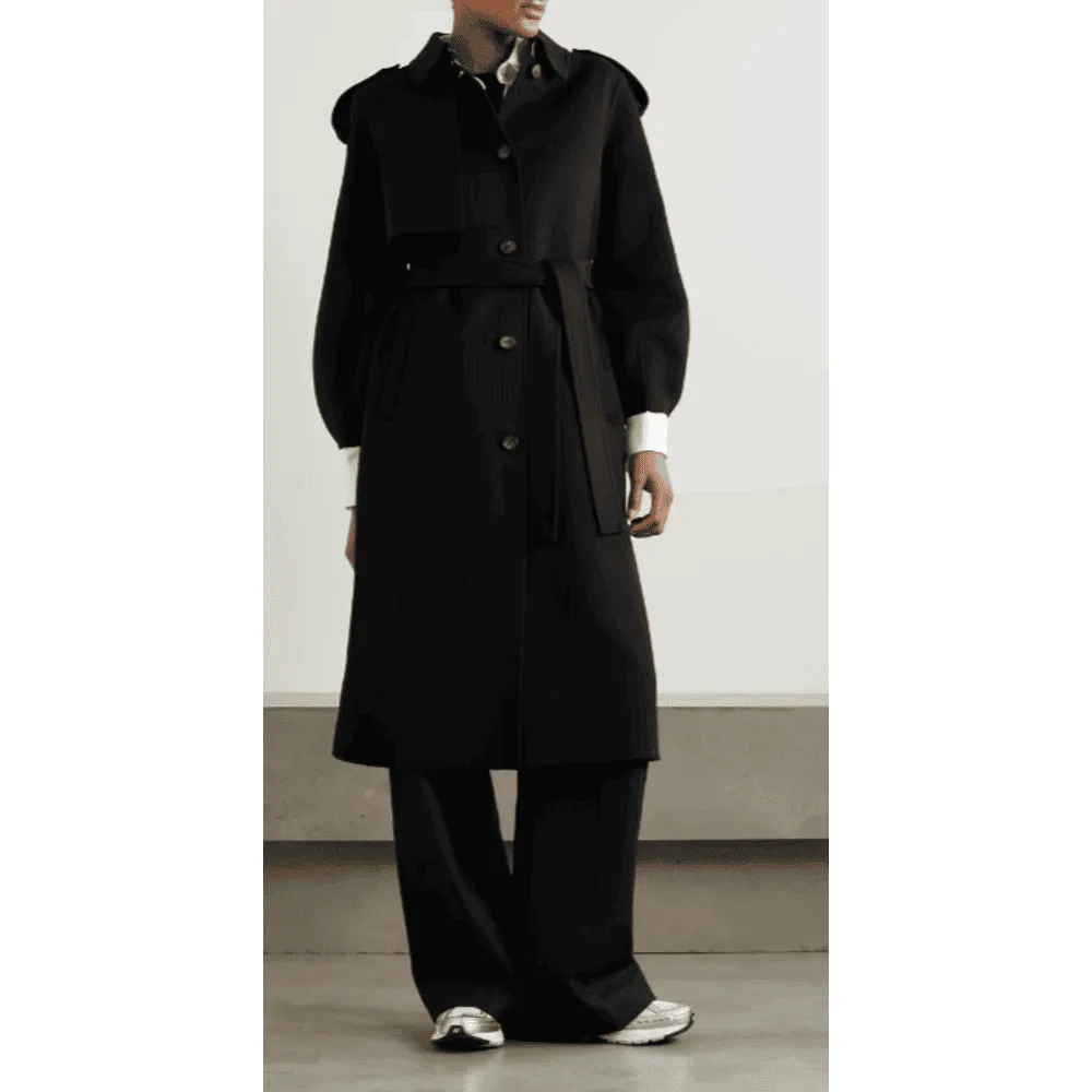 Mackage Women's Ceyla Belted Wool-Felt Coat, Black