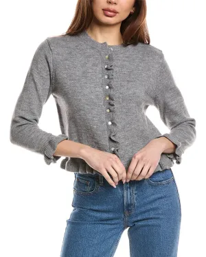 Madison Miles Ruffle Cardigan