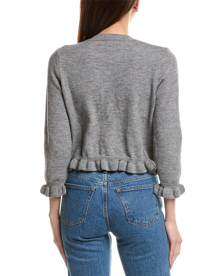 Madison Miles Ruffle Cardigan