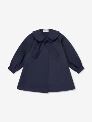 Mama Luma Girls Bow Detailed Jacket in Navy