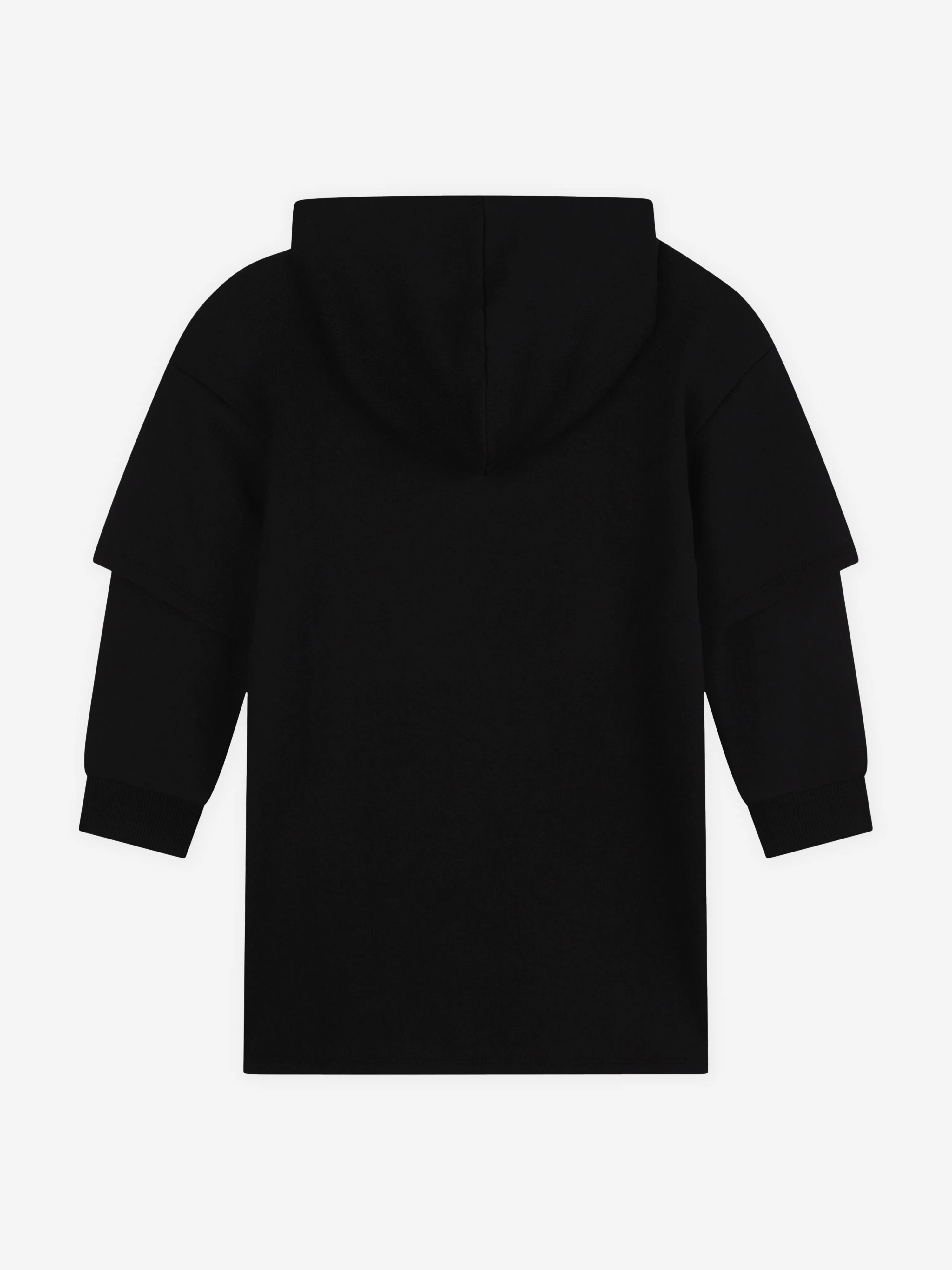 MARC JACOBS Girls Hooded Sweater Dress in Black
