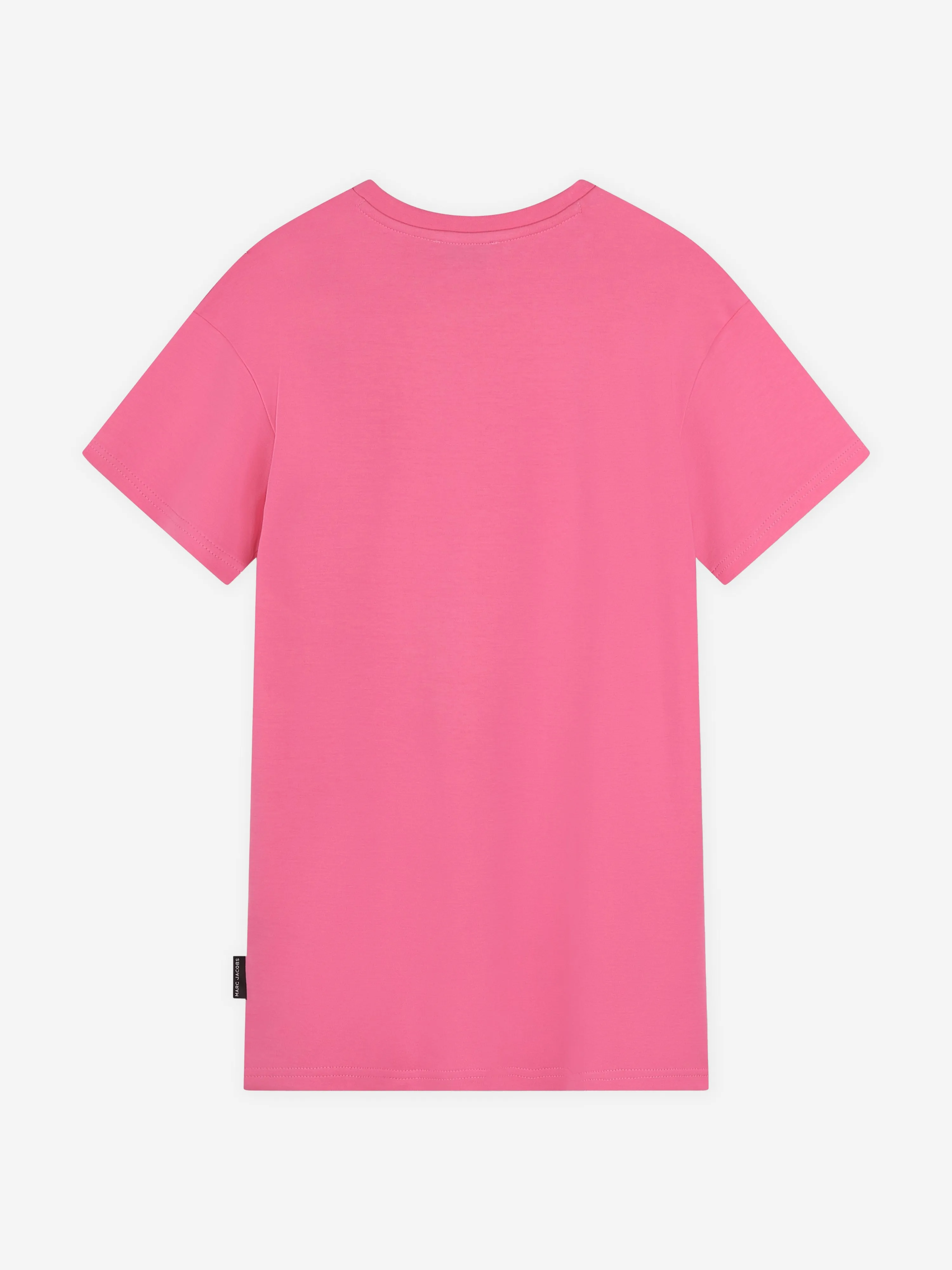 MARC JACOBS Girls Snapshot Bag T-Shirt Dress in Pink