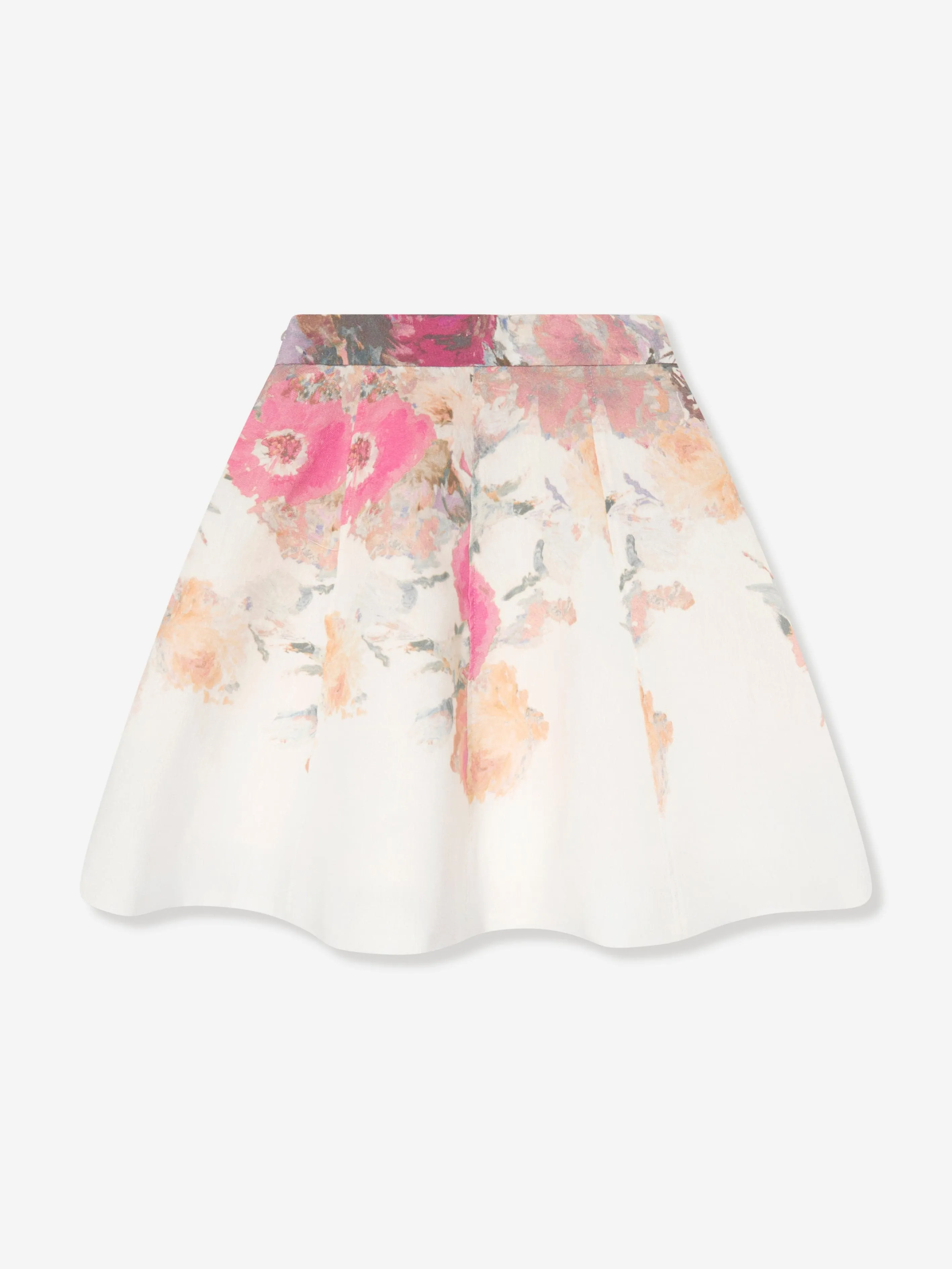 Marchesa Girls Flower Print Skirt in Multicolour