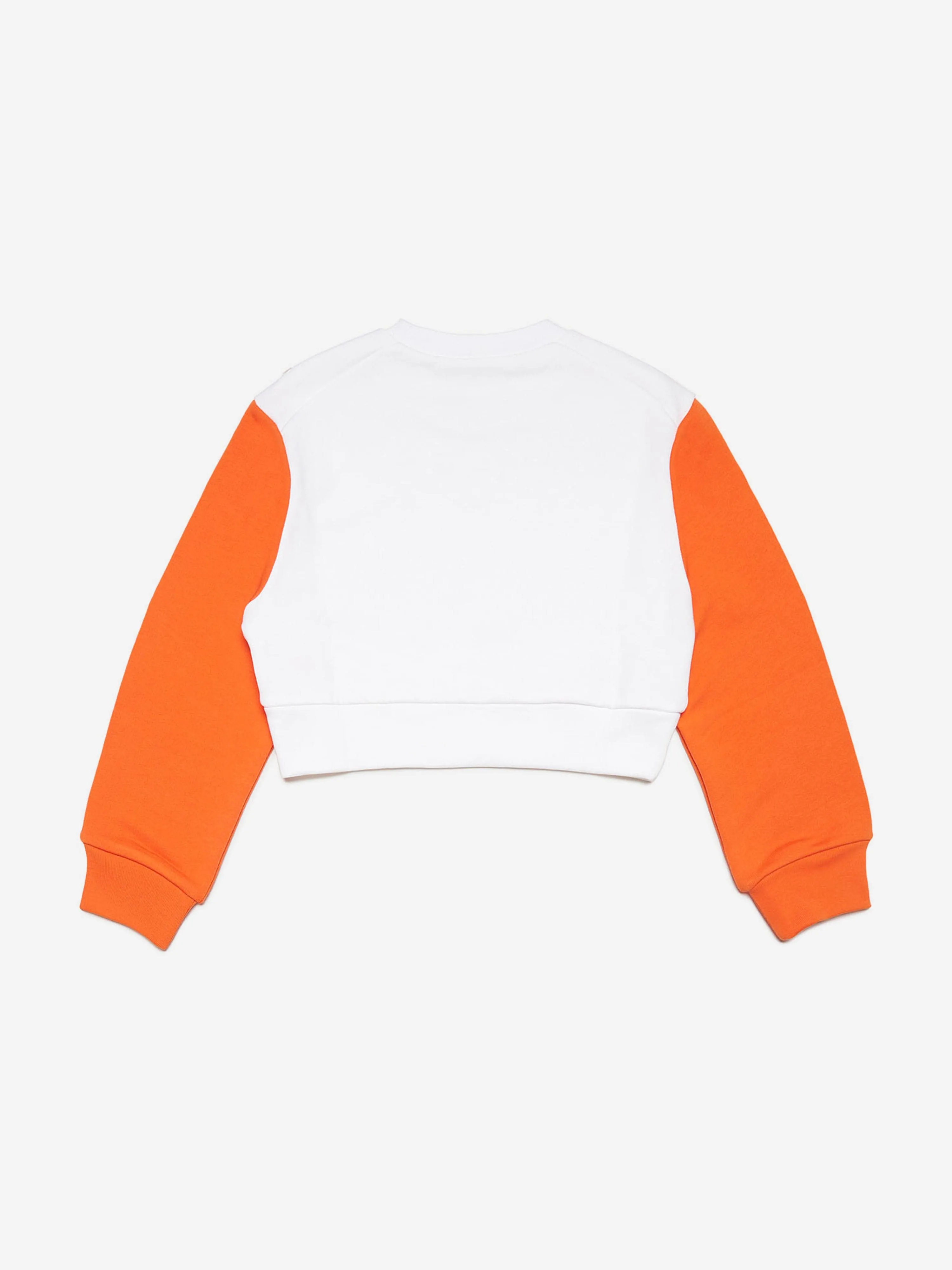 MARNI Girls Embellished Flower Sweatshirt in White