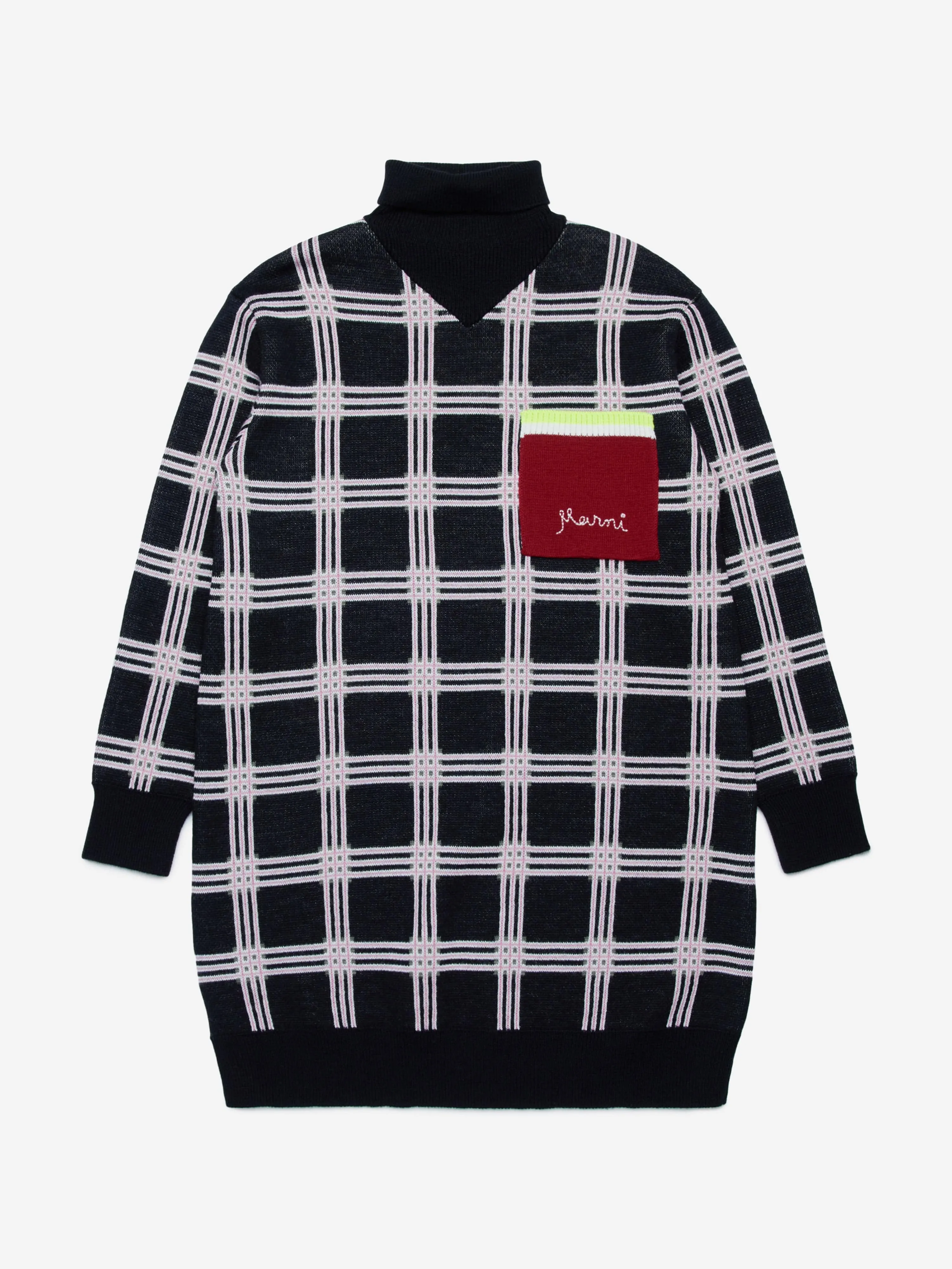 MARNI Girls Sweater Dress in Black