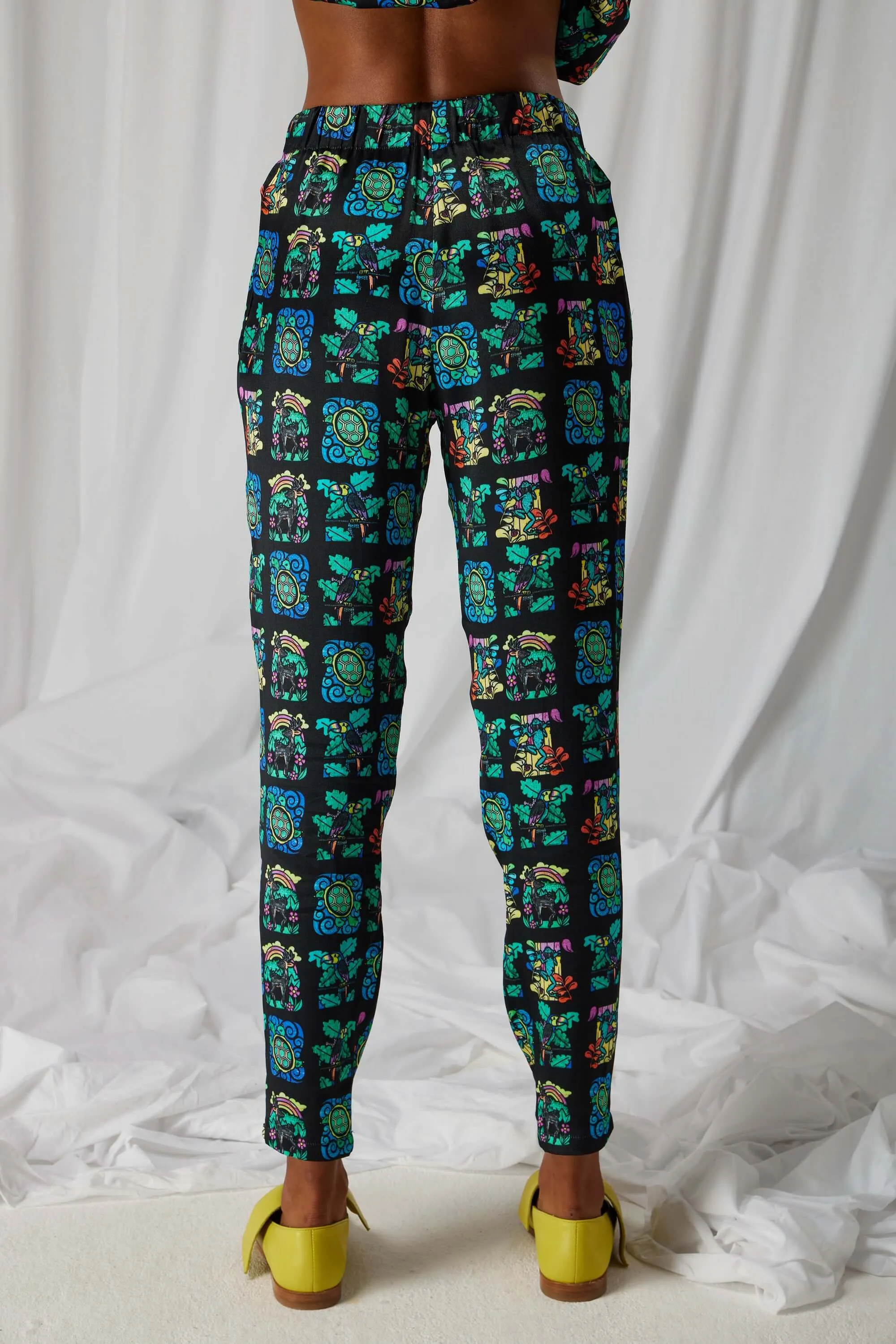 Melchior pants in Moonlight print