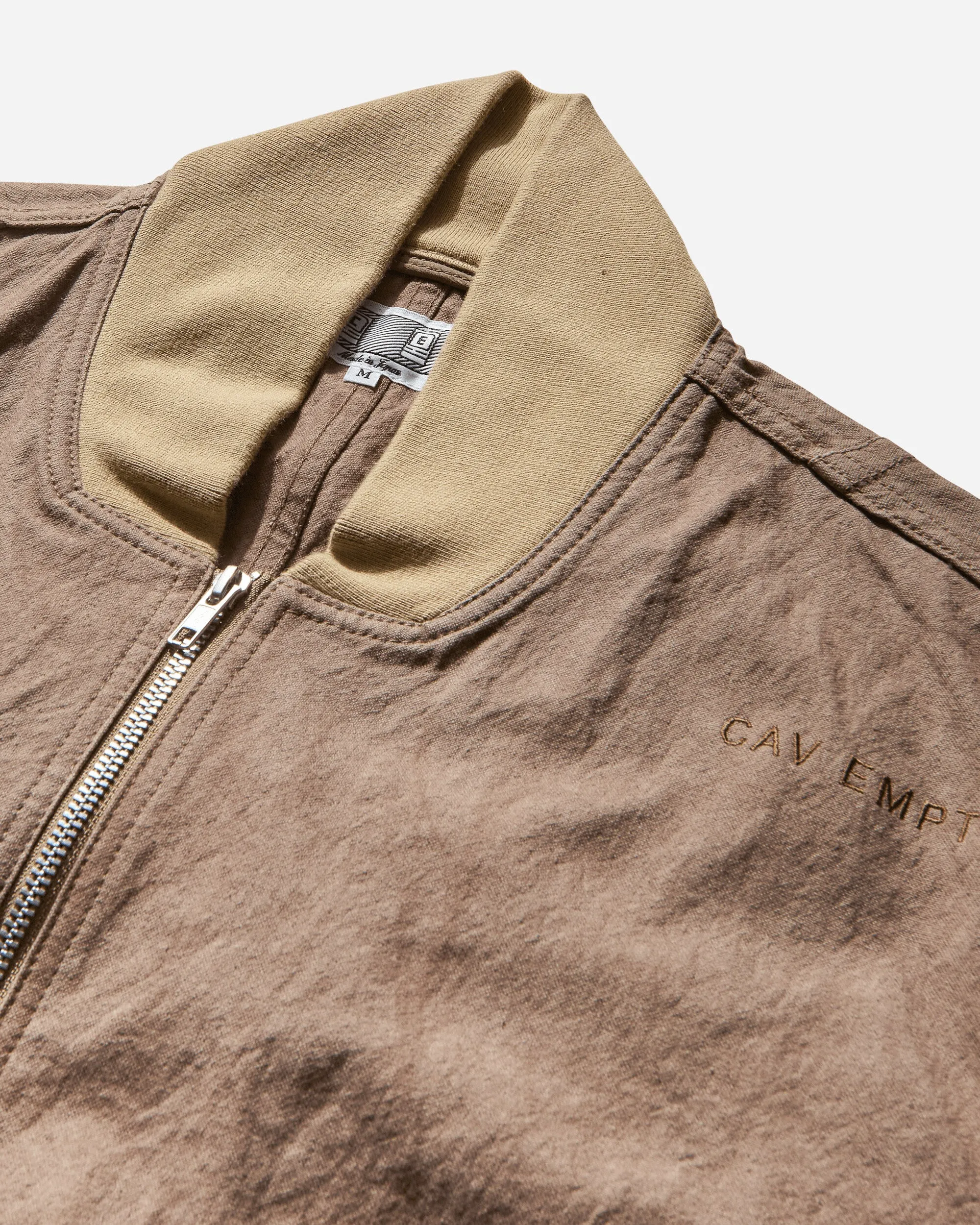 Men's Canvas Zip Jacket Brown