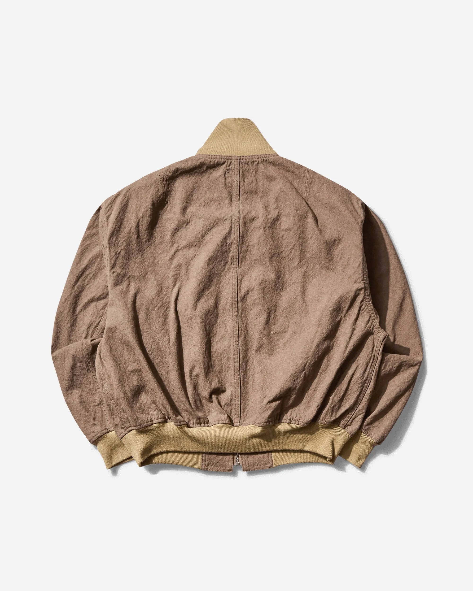 Men's Canvas Zip Jacket Brown