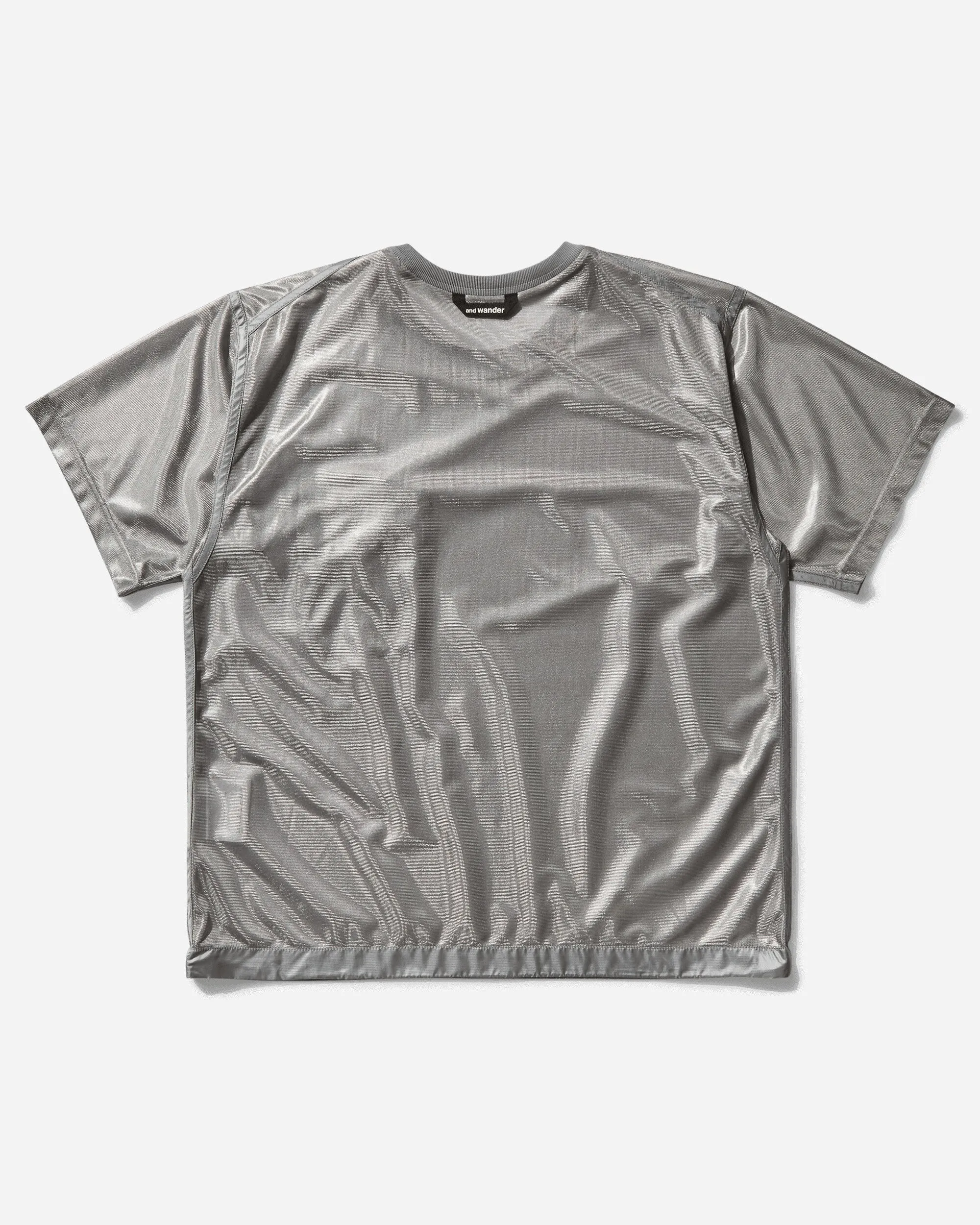 Men's Silver Mesh T-Shirt Silver