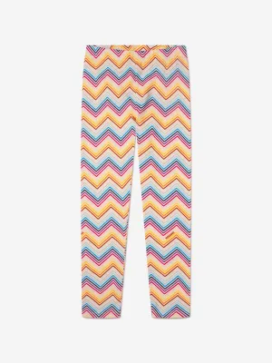 Missoni Girls Zig Zag Leggings in Multicolour