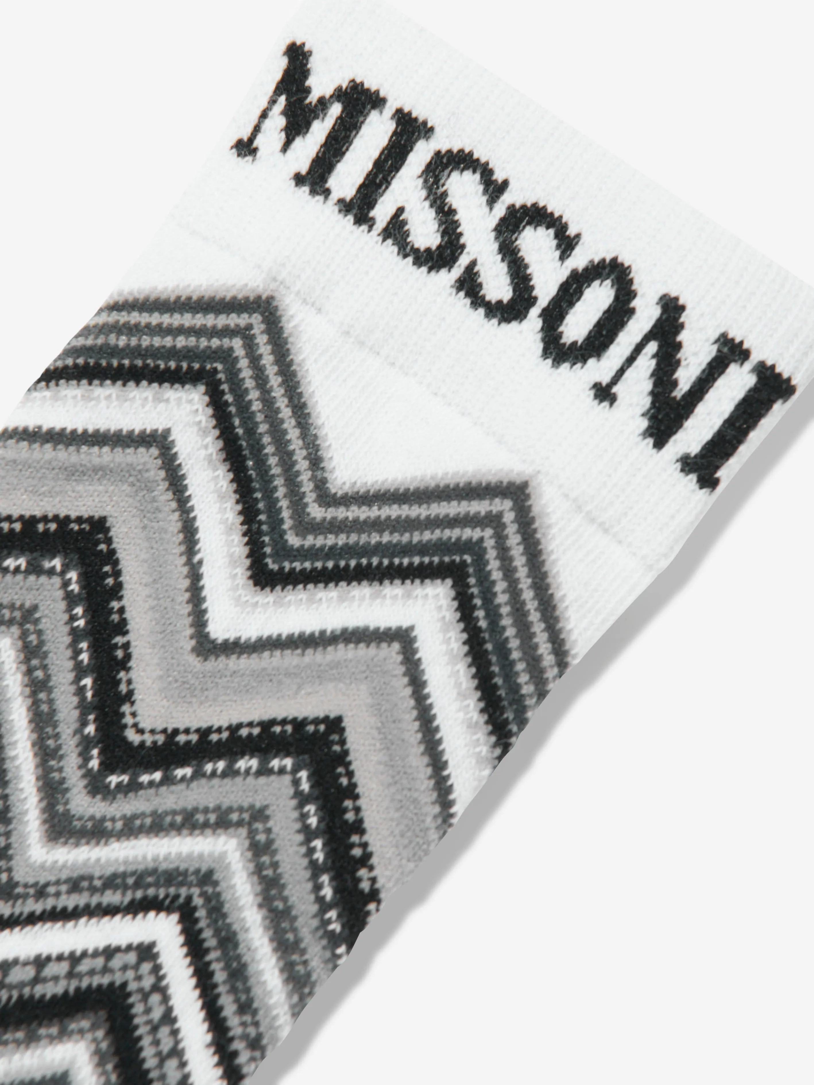Missoni Kids Zigzag Socks in Black