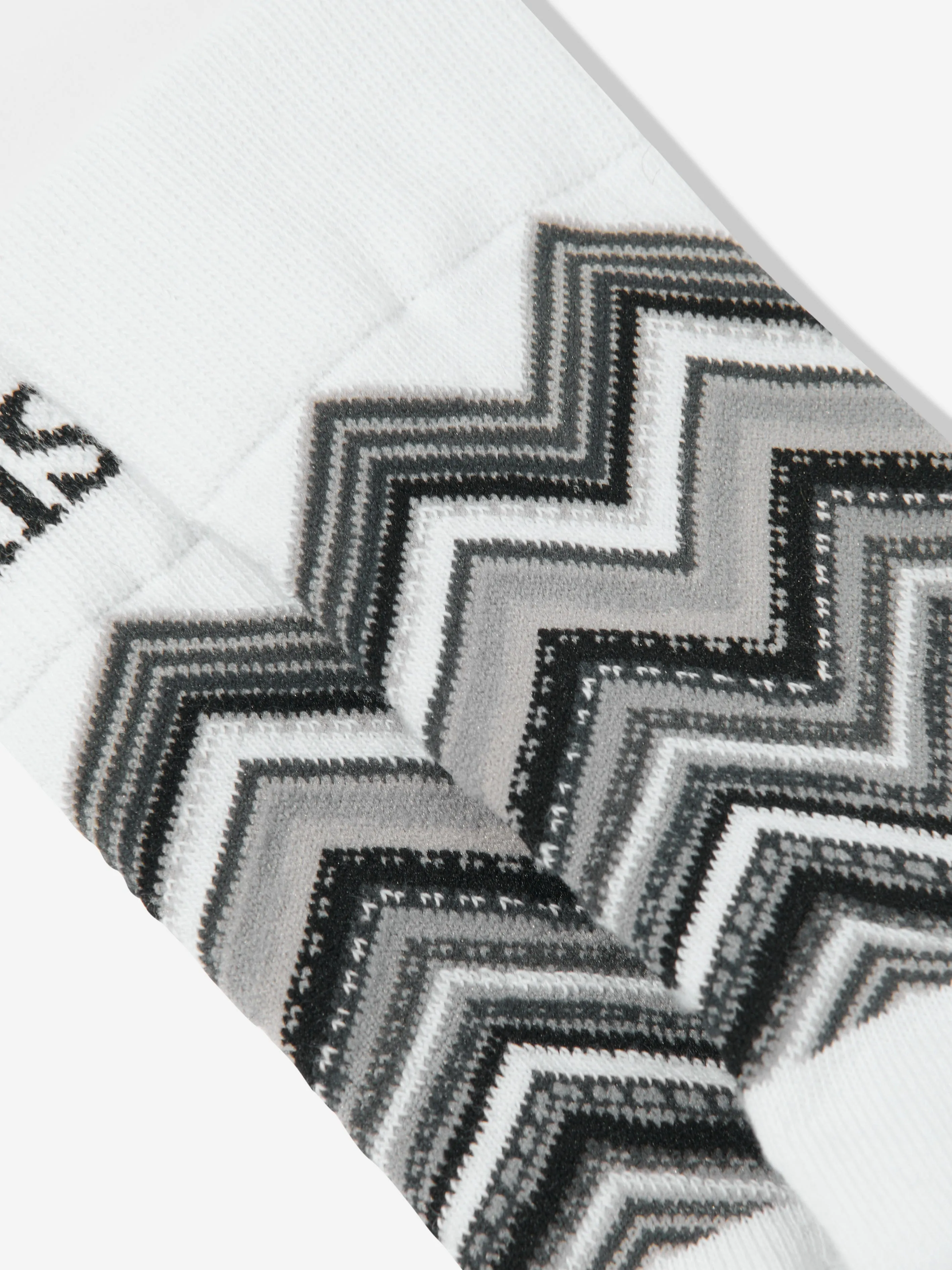 Missoni Kids Zigzag Socks in Black