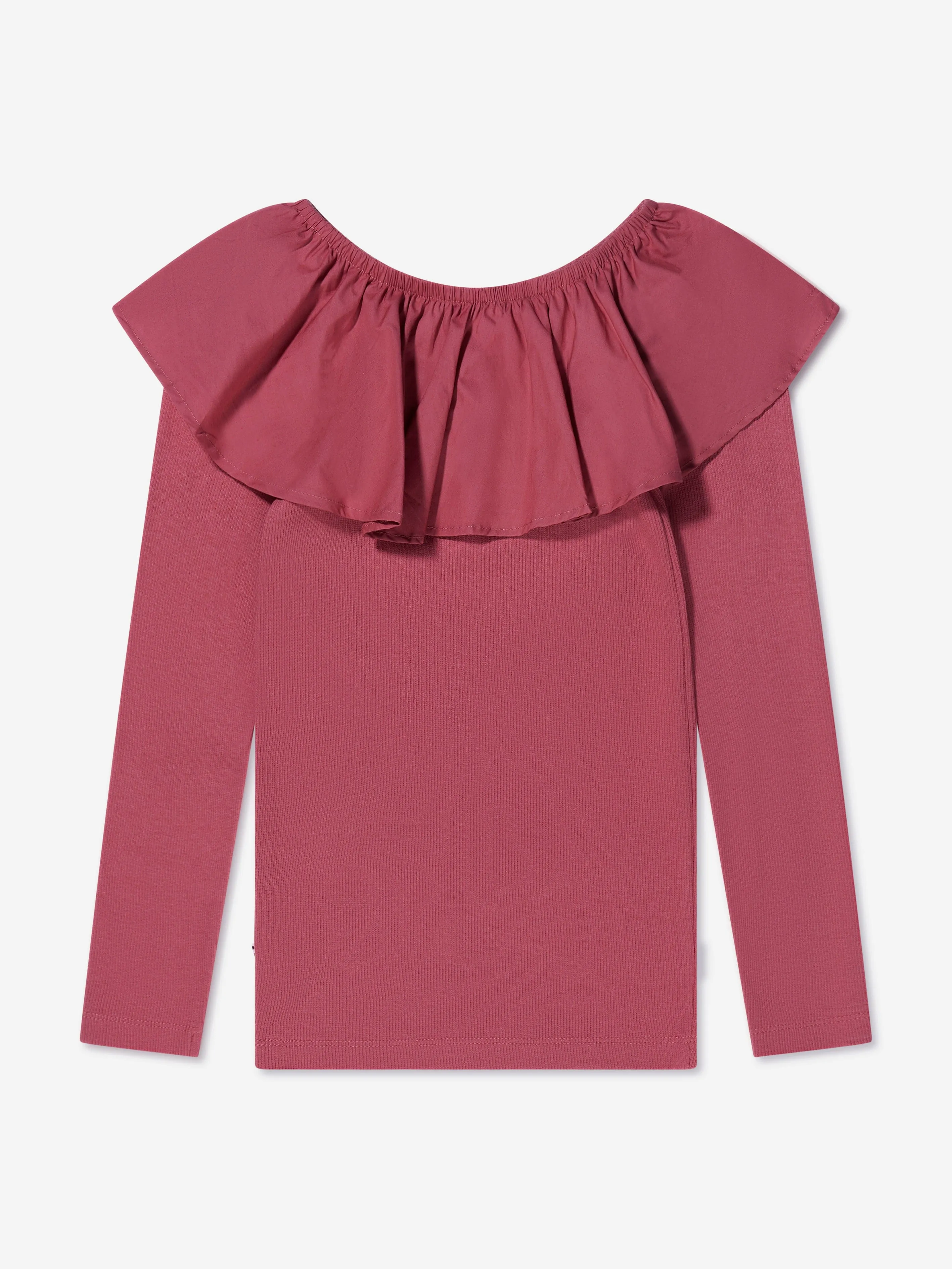 Molo Girls Long Sleeve T-Shirt in Pink