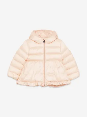 Moncler Enfant Baby Girls Down Padded Odile Jacket in Pink