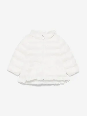 Moncler Enfant Baby Girls Down Padded Odile Jacket in White
