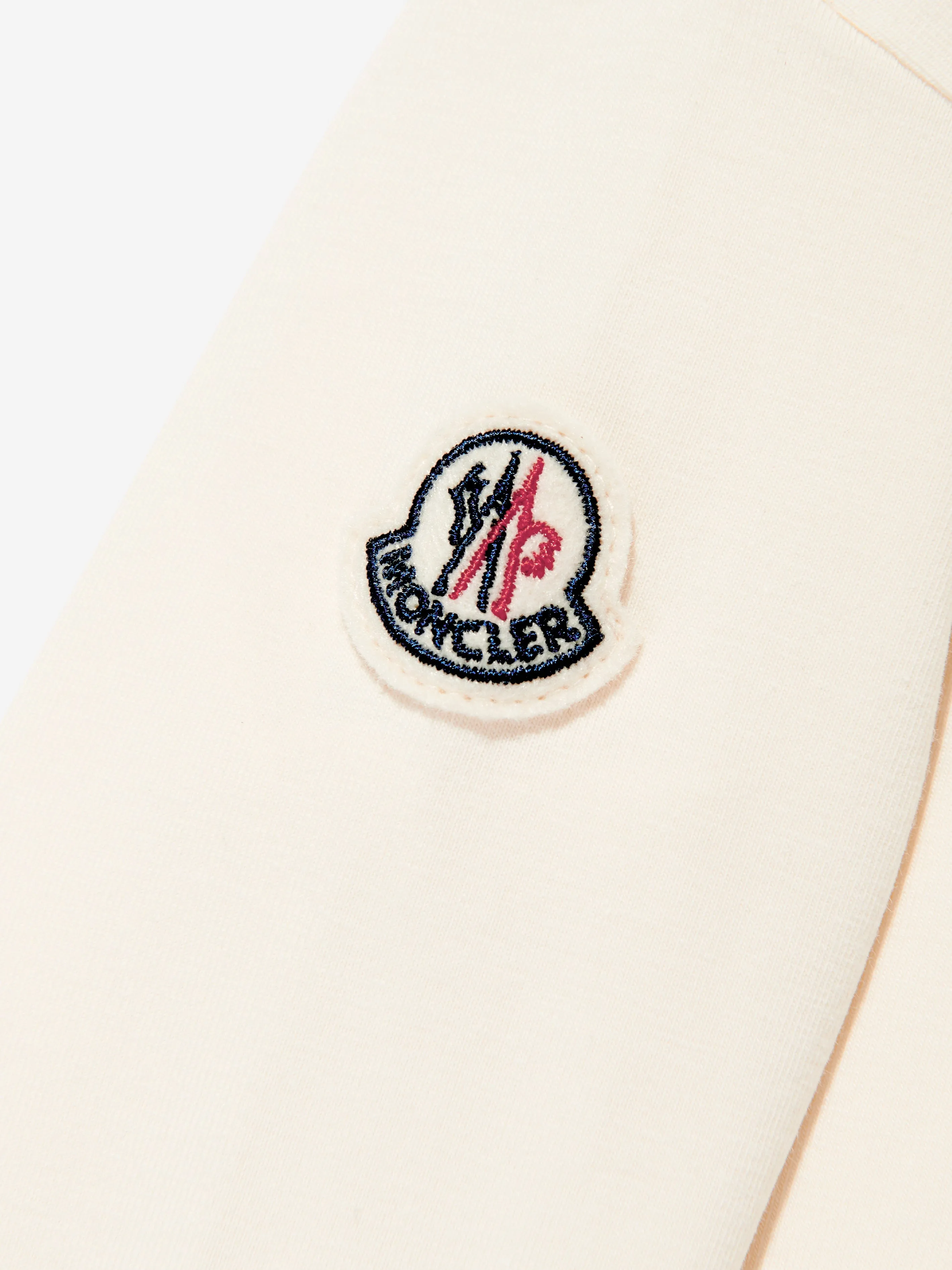 Moncler Enfant Baby Girls Long Sleeve T-Shirt in Cream