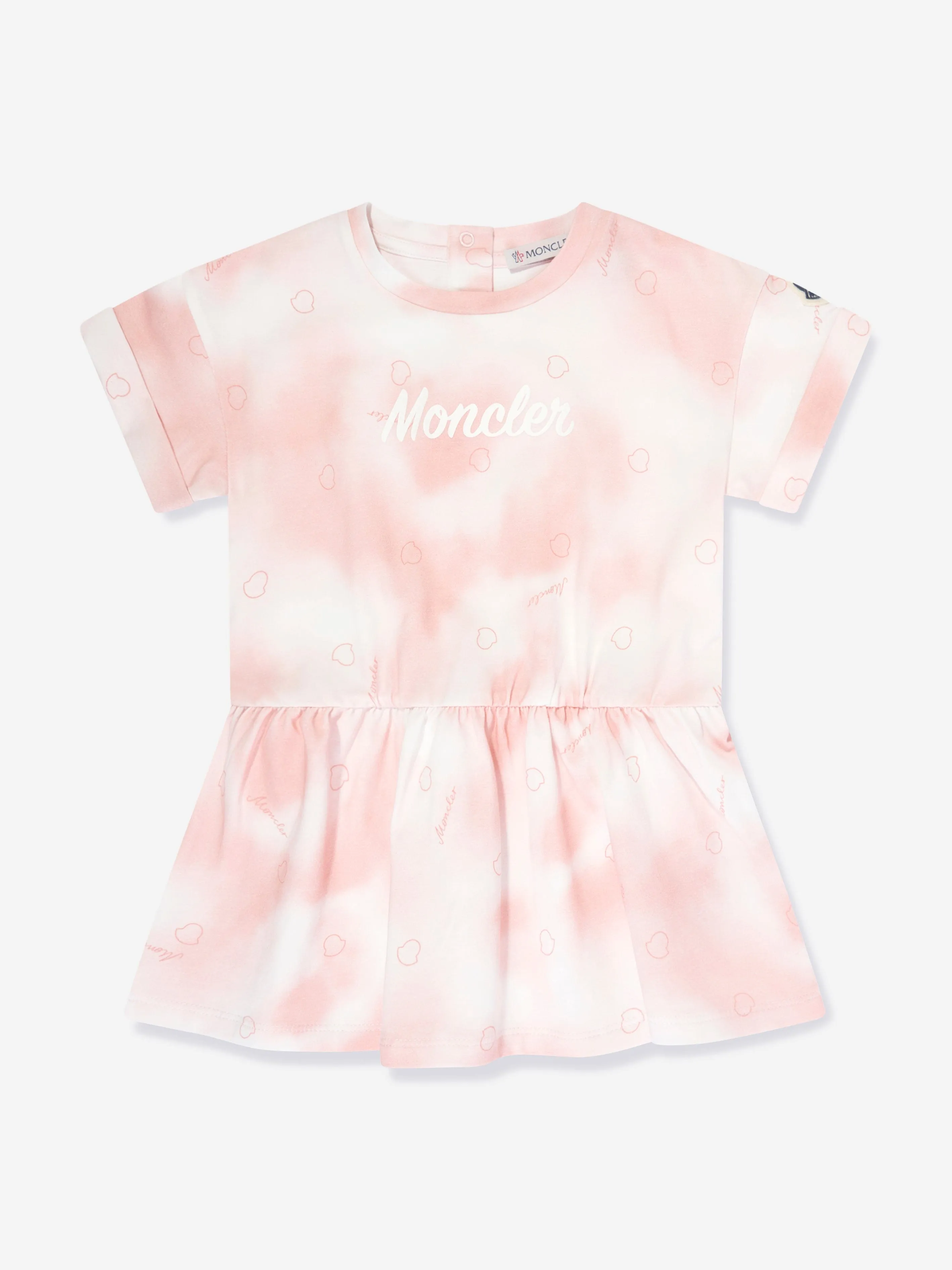Moncler Enfant Baby Girls T-Shirt Dress in Pink