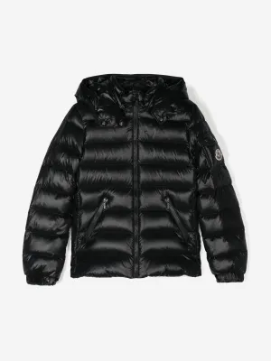 Moncler Enfant Girls Down Padded Bady Jacket in Black