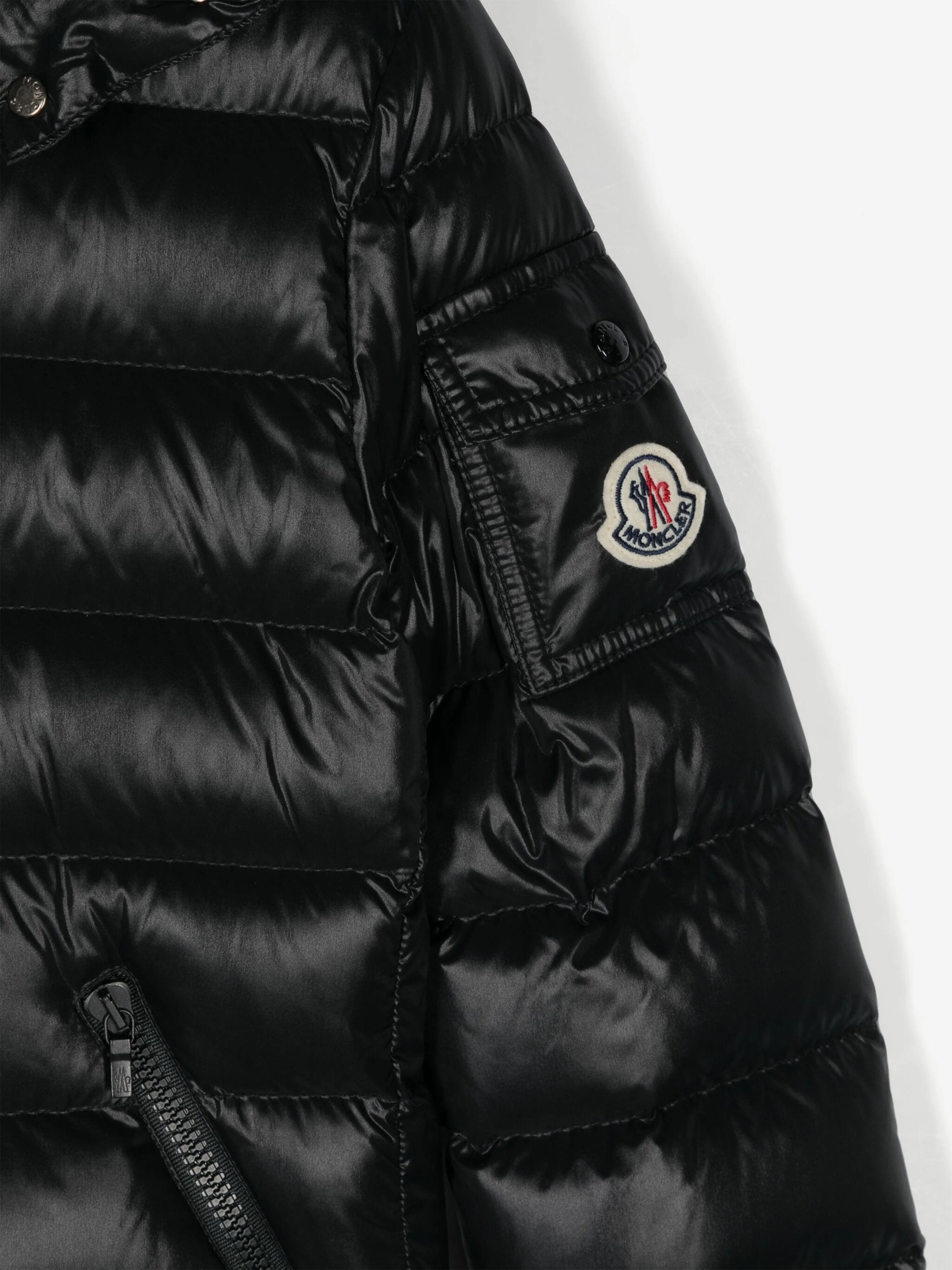 Moncler Enfant Girls Down Padded Bady Jacket in Black