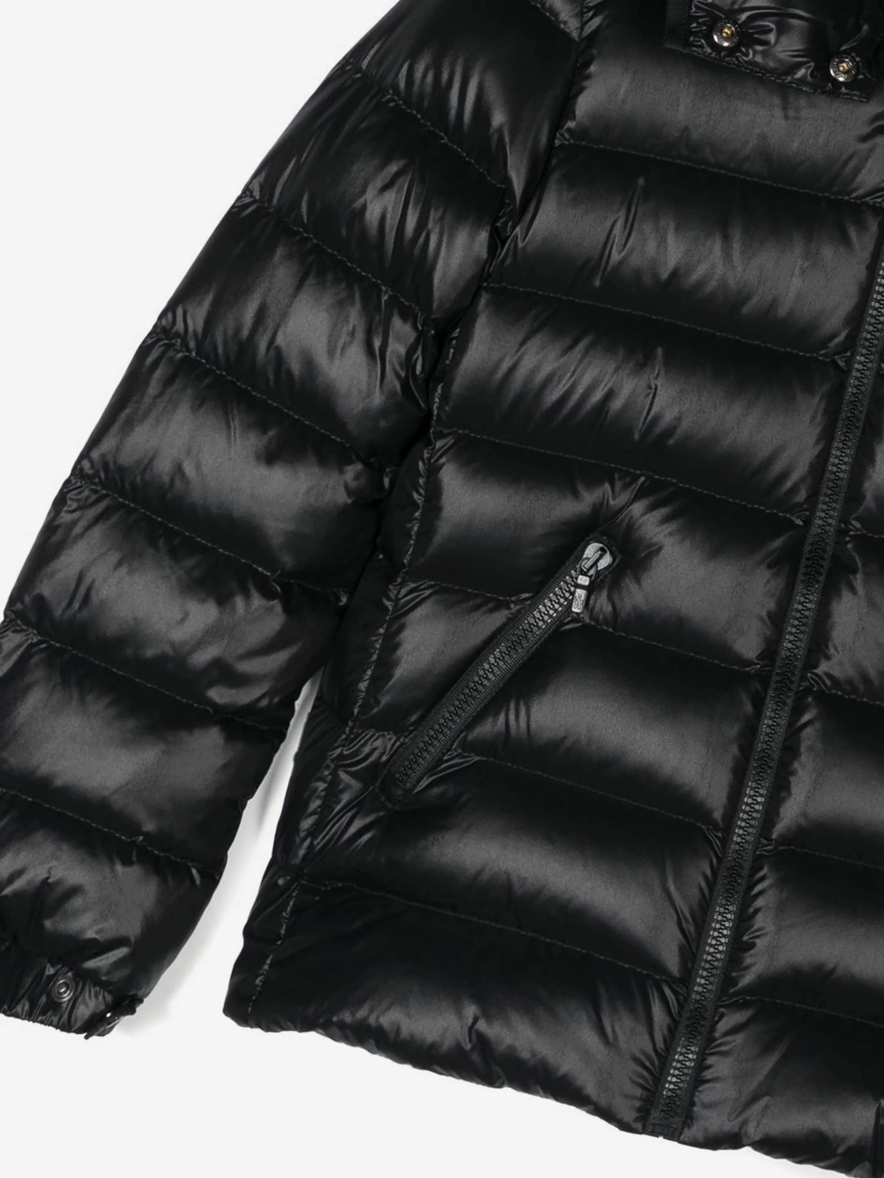 Moncler Enfant Girls Down Padded Bady Jacket in Black