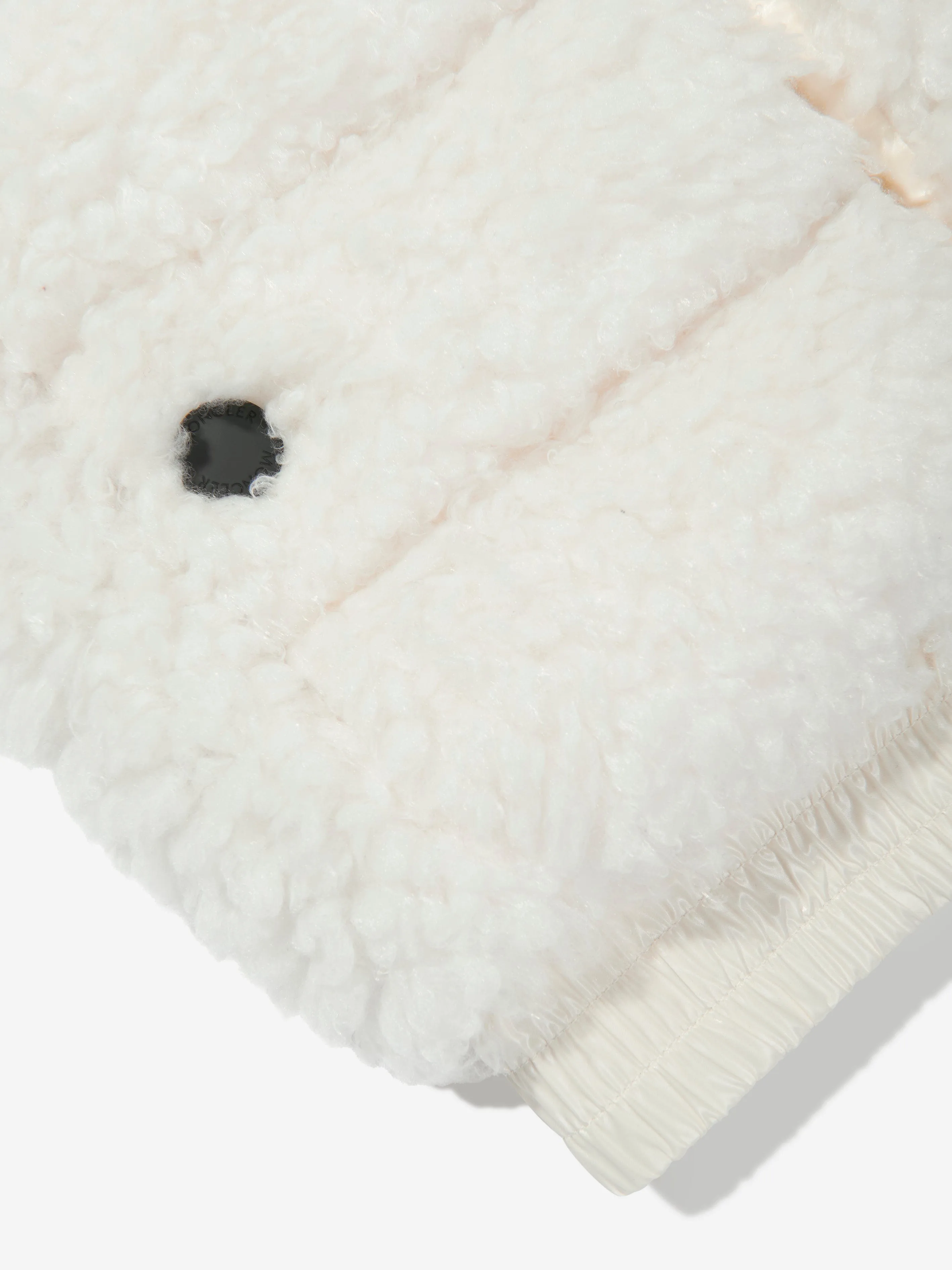 Moncler Enfant Girls Grenoble Down Padded Gilet in Ivory