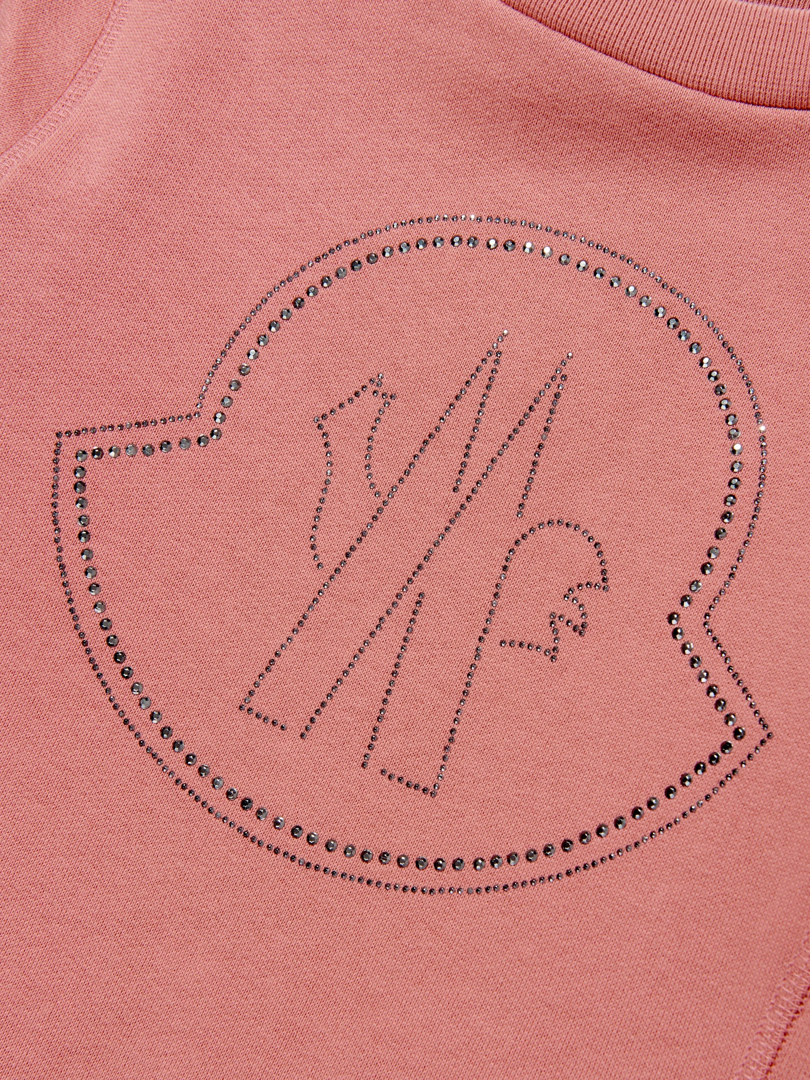 Moncler Enfant Girls Logo Sweatshirt in Pink