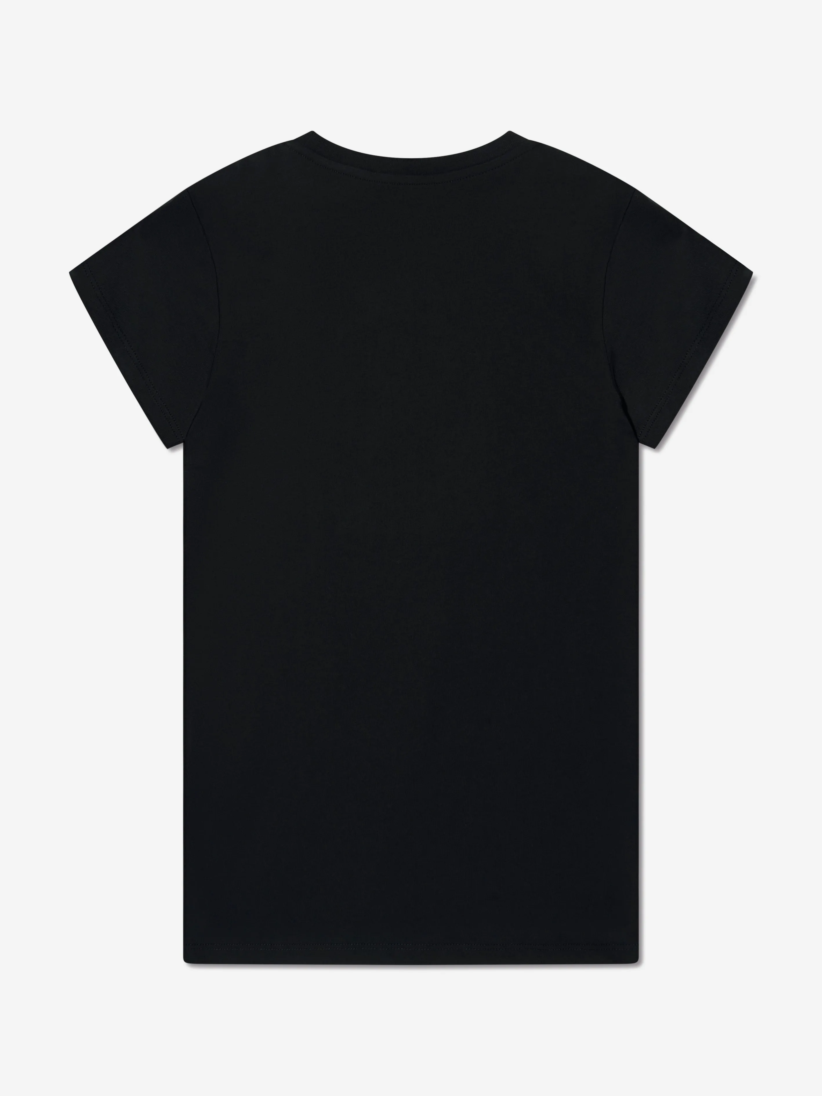 Moncler Enfant Girls Logo T-Shirt Dress in Black