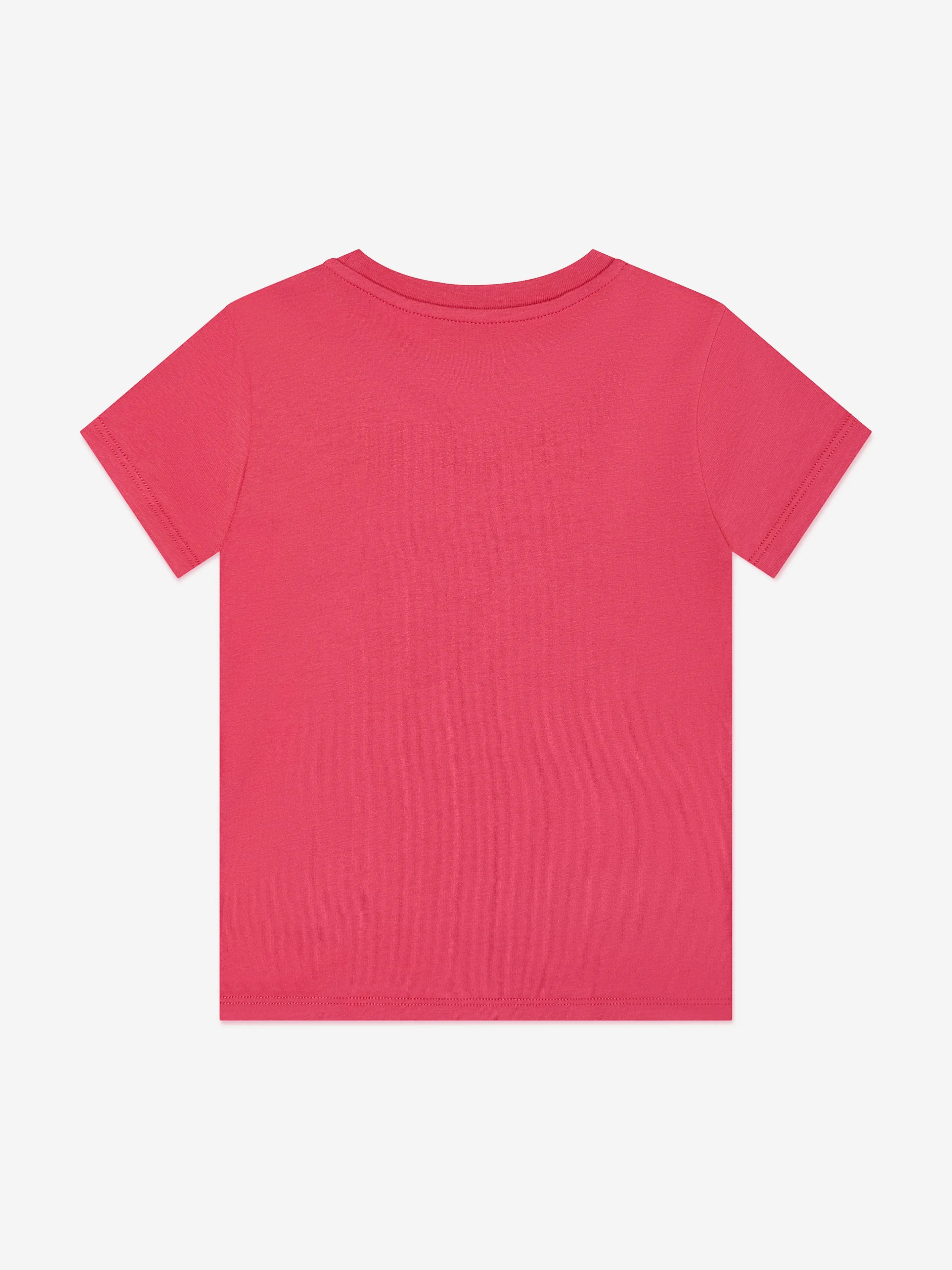 Moncler Enfant Girls Logo T-Shirt in Red