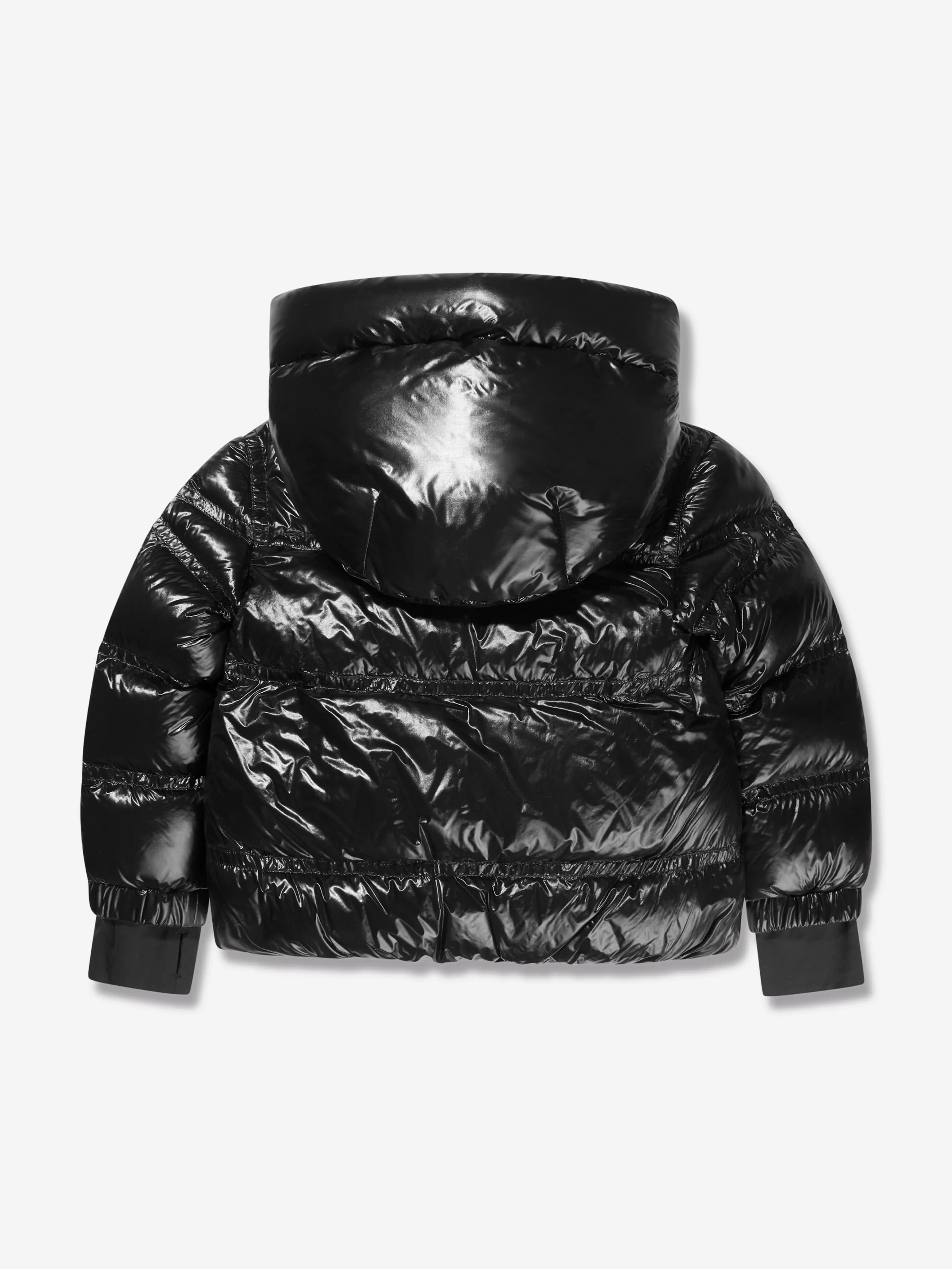 Moncler Grenoble Girls Down Padded Vernayaz Jacket in Black