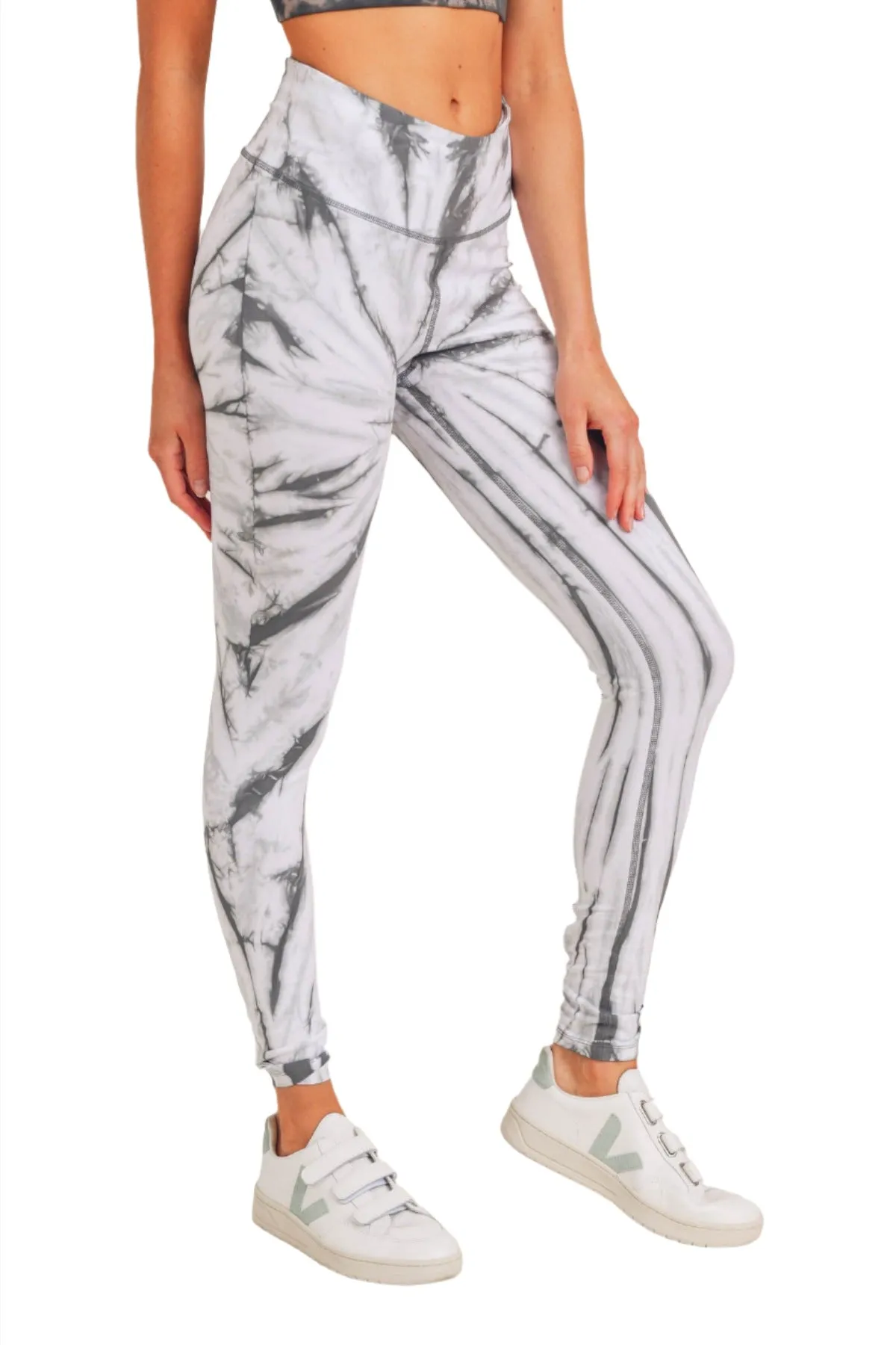 Mono B Tie-Dye Full Length High-Waist Leggings APH3053