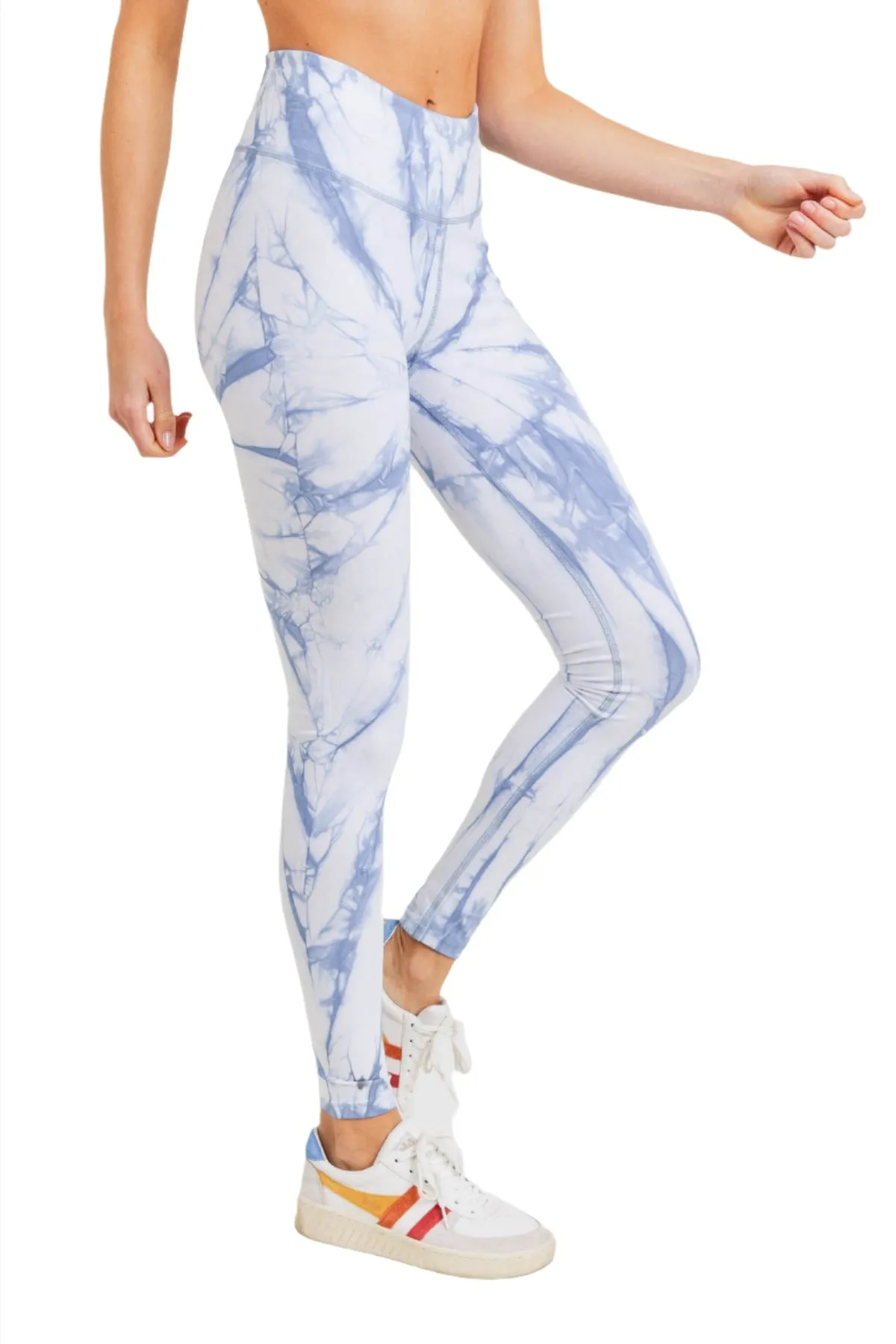 Mono B Tie-Dye Full Length High-Waist Leggings APH3053