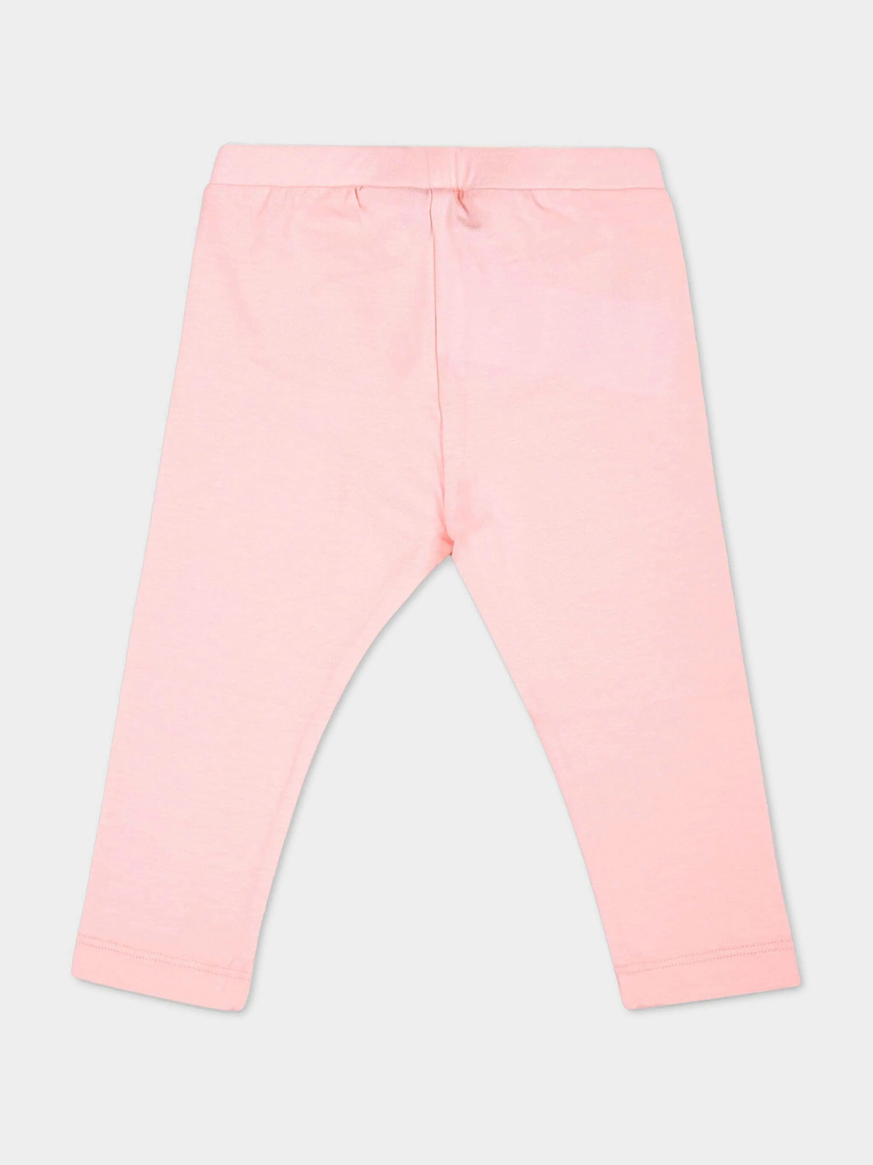 Moschino Baby Girls Logo Leggings in Pink