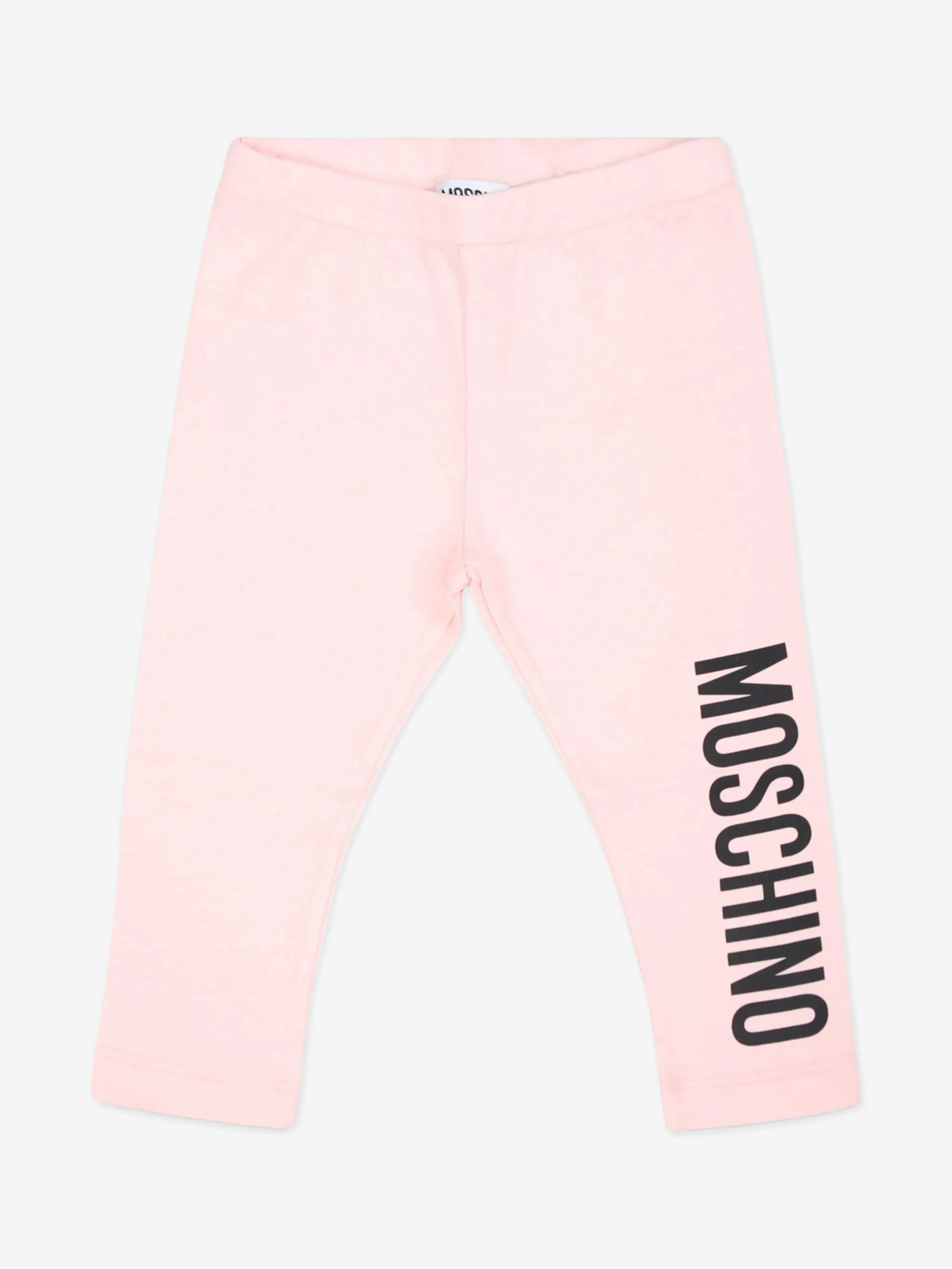 Moschino Baby Girls Logo Leggings in Pink