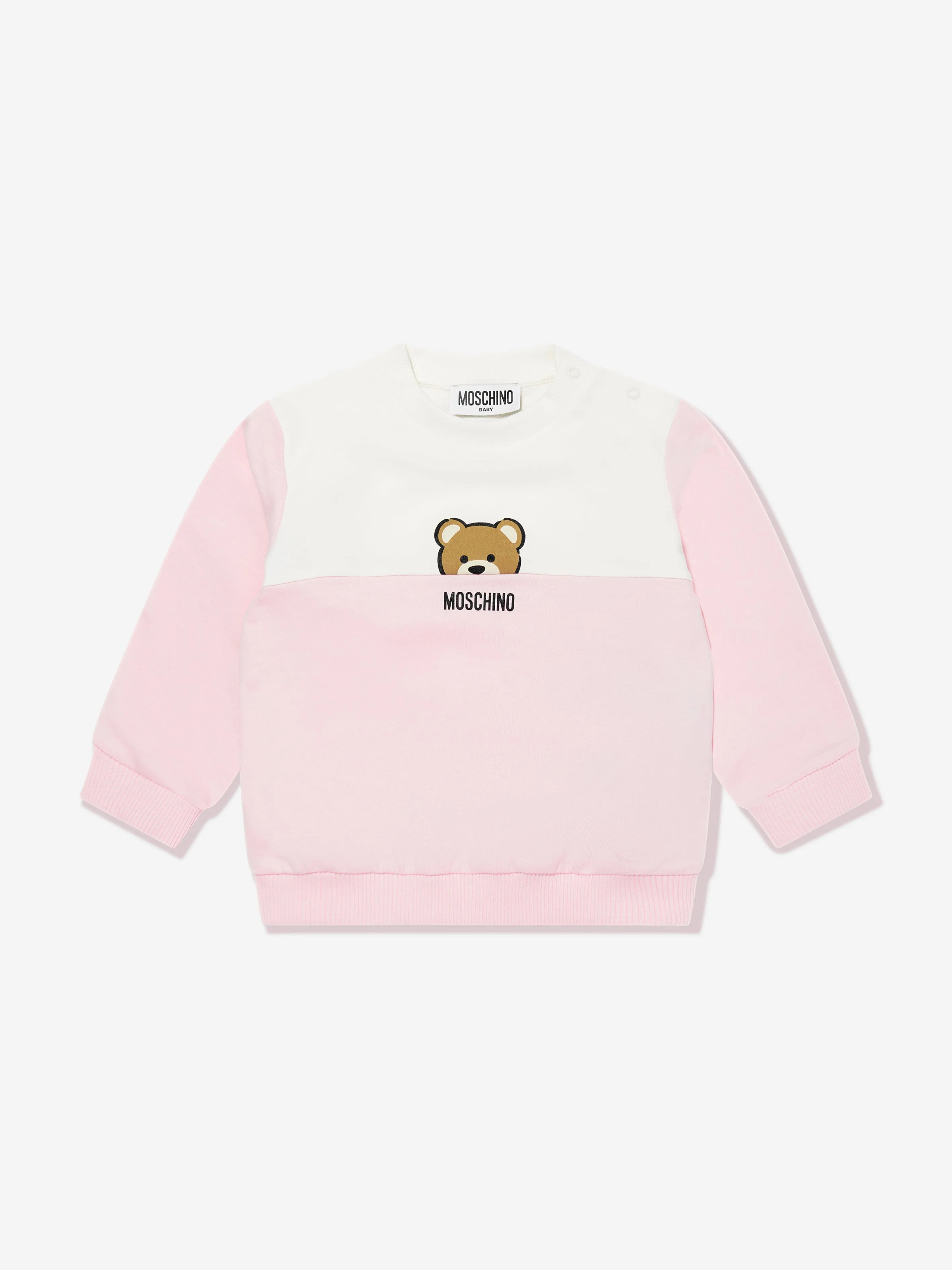 Moschino Baby Girls Teddy Bear Tracksuit in Pink
