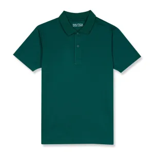 Nautica Boys' Performance Polo Verdant Green Nautica