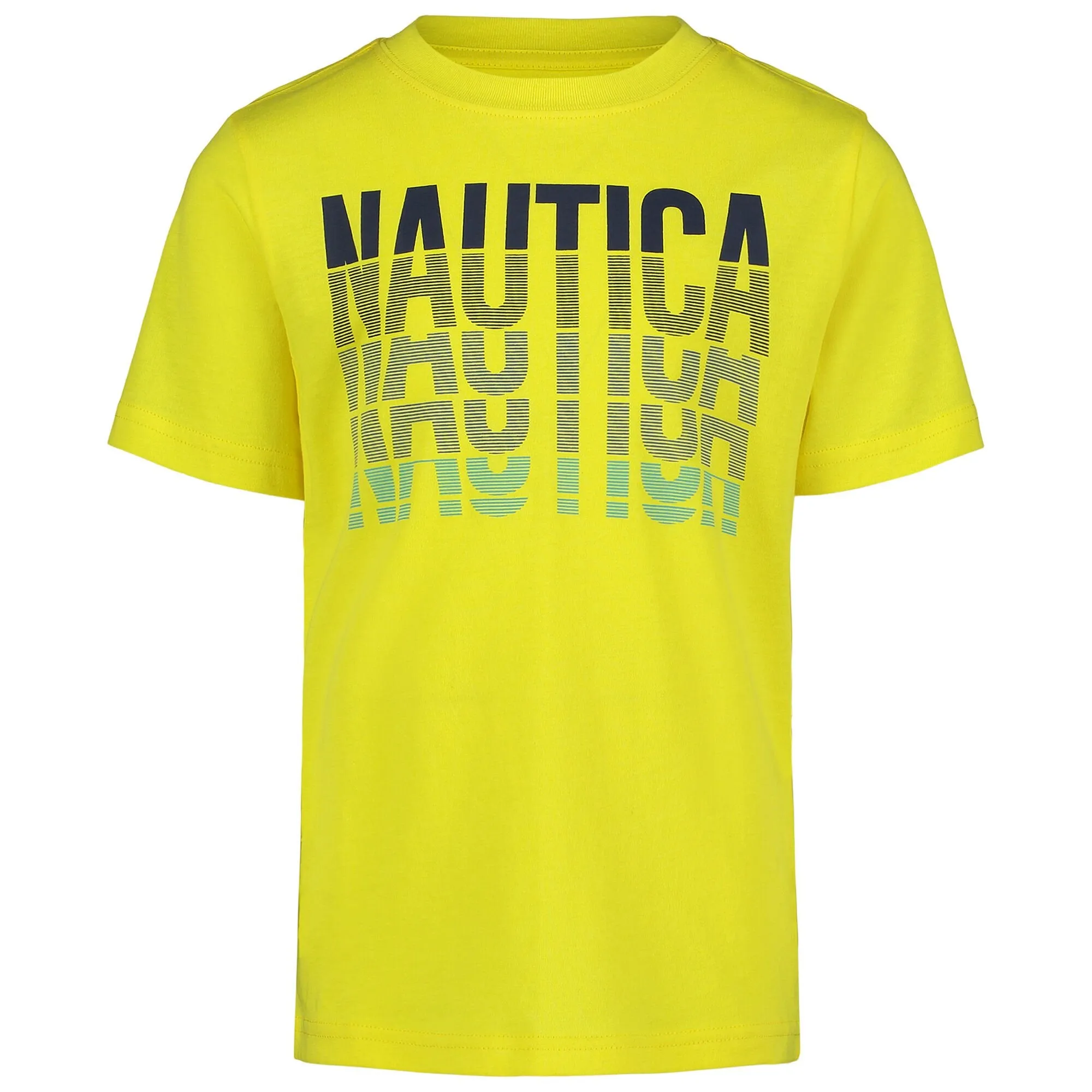 Nautica Boys' Stacked Graphic T-Shirt Marigold Nautica