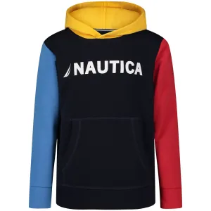 Nautica Little Boys' Colorblock Hoodie Aquadream Nautica