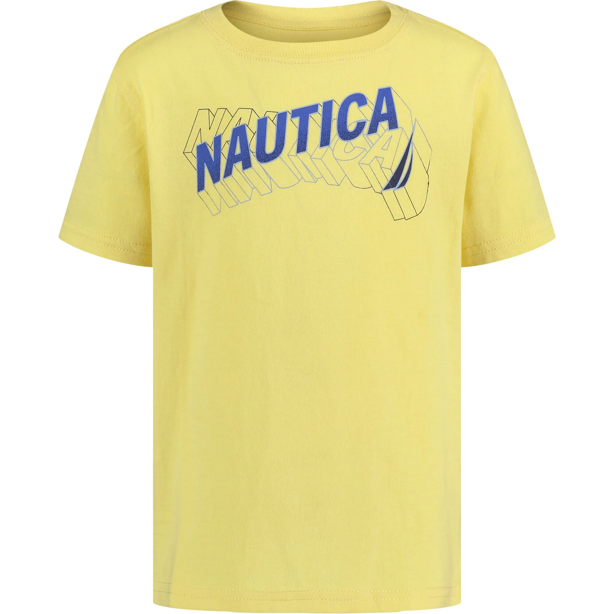 Nautica Little Boys' Dimensional Graphic T-Shirt Cornsilk Nautica