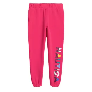 Nautica Toddler Girls' Logo Jogger (2T-4T) Dark Acacia Nautica