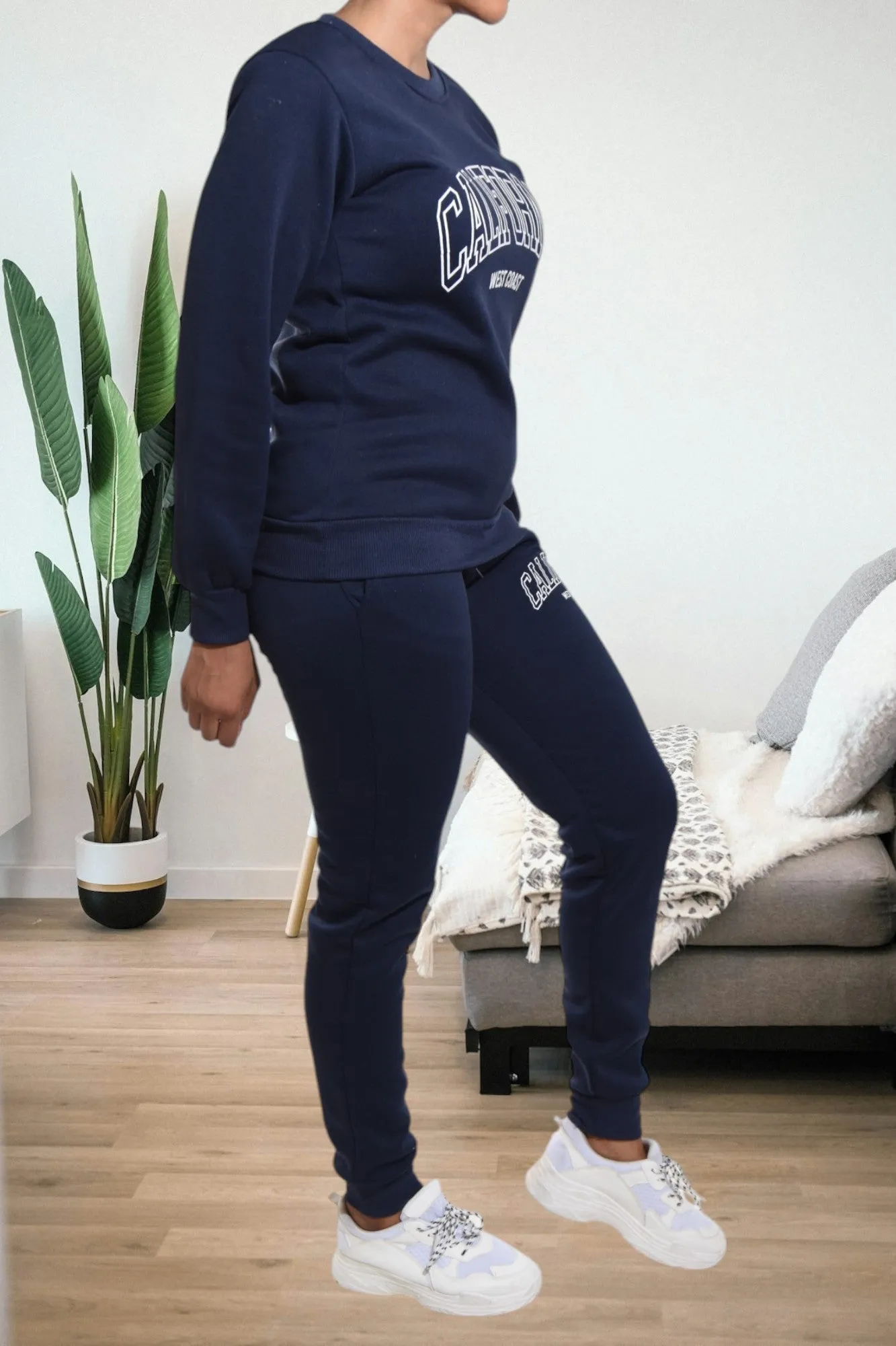 Navy California Fleece Tracksuit