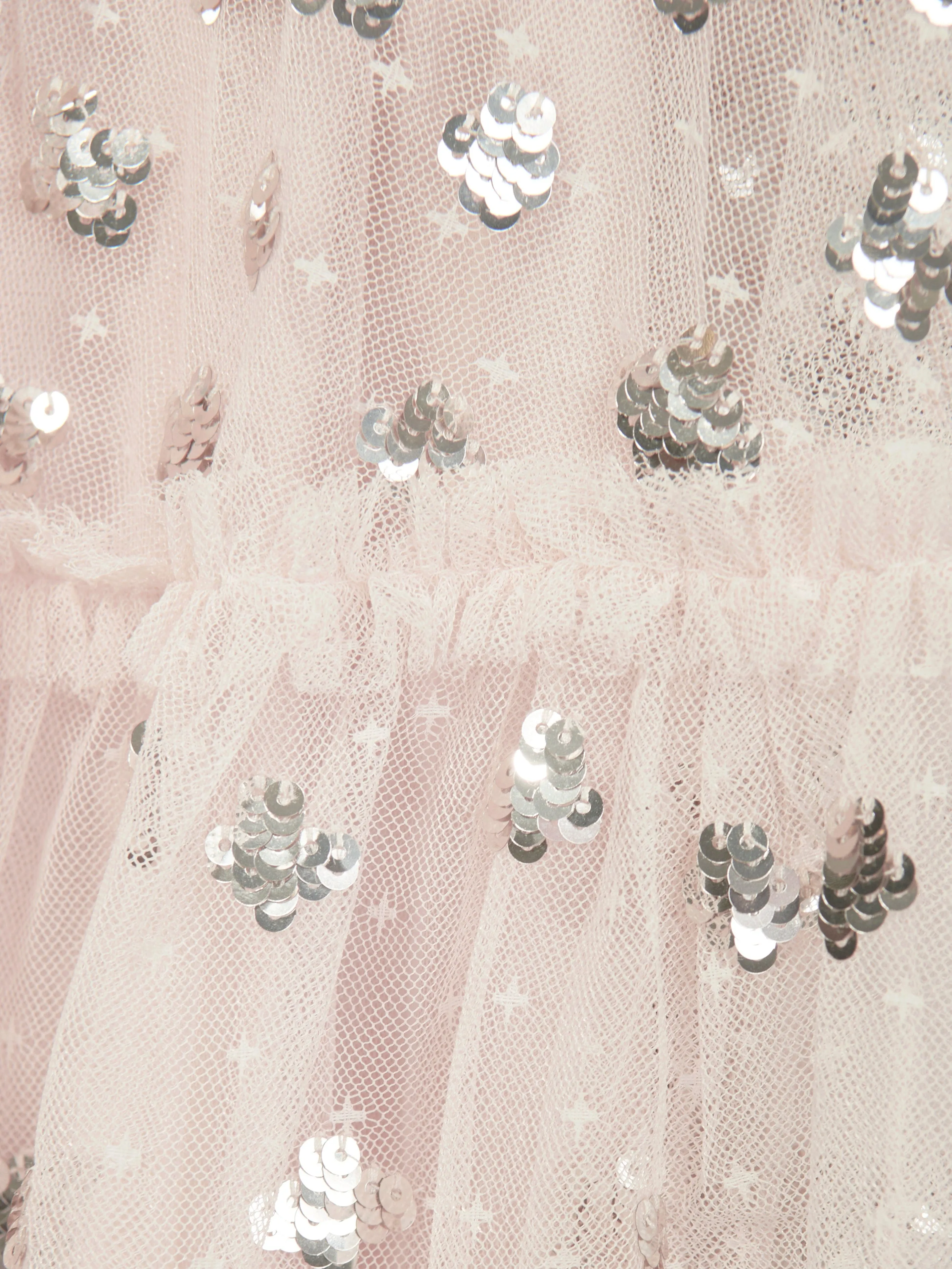 Needle & Thread Girls Glisten Tulle Dress in Pink