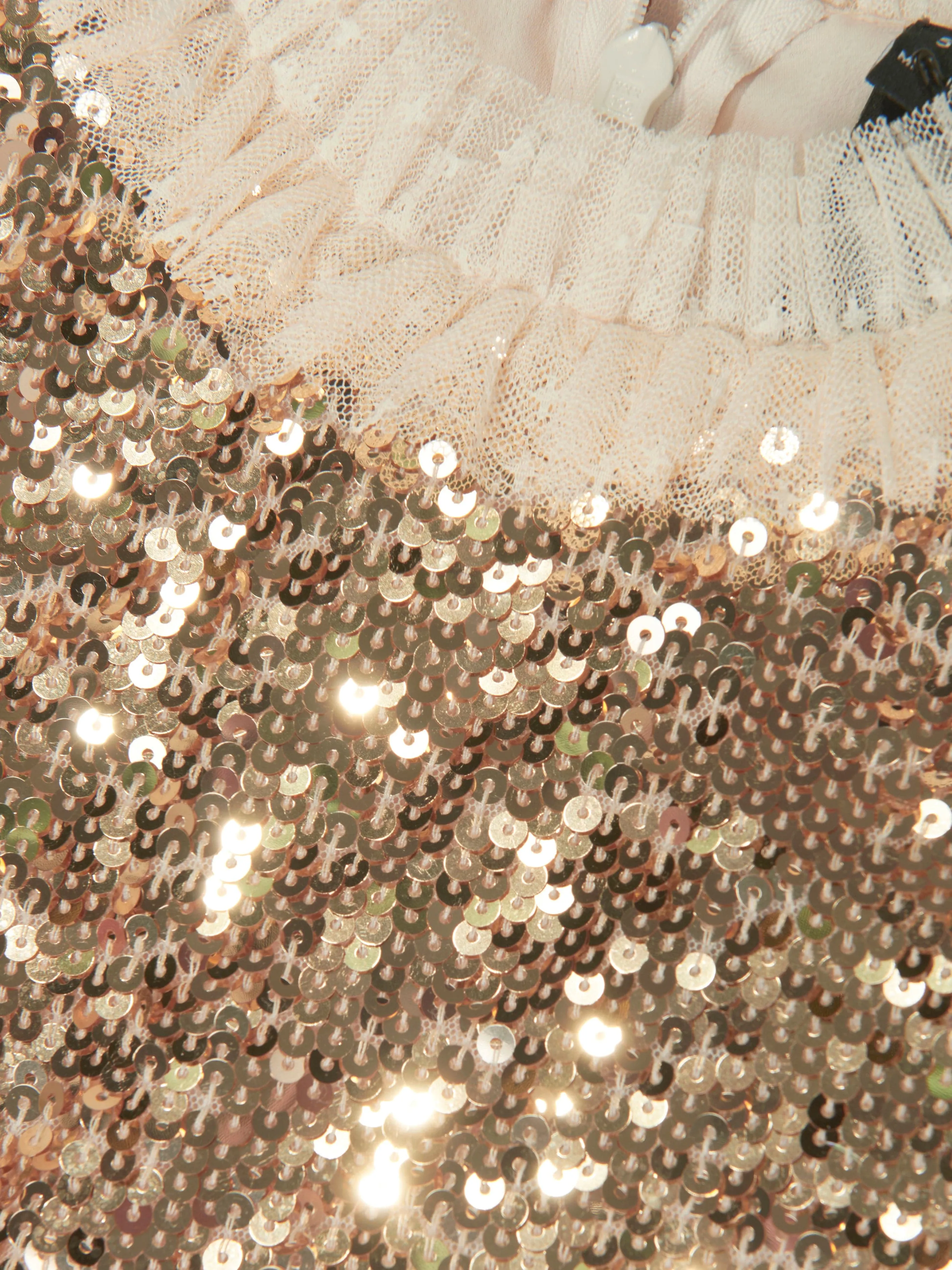 Needle & Thread Girls Matilda Dress in Gold