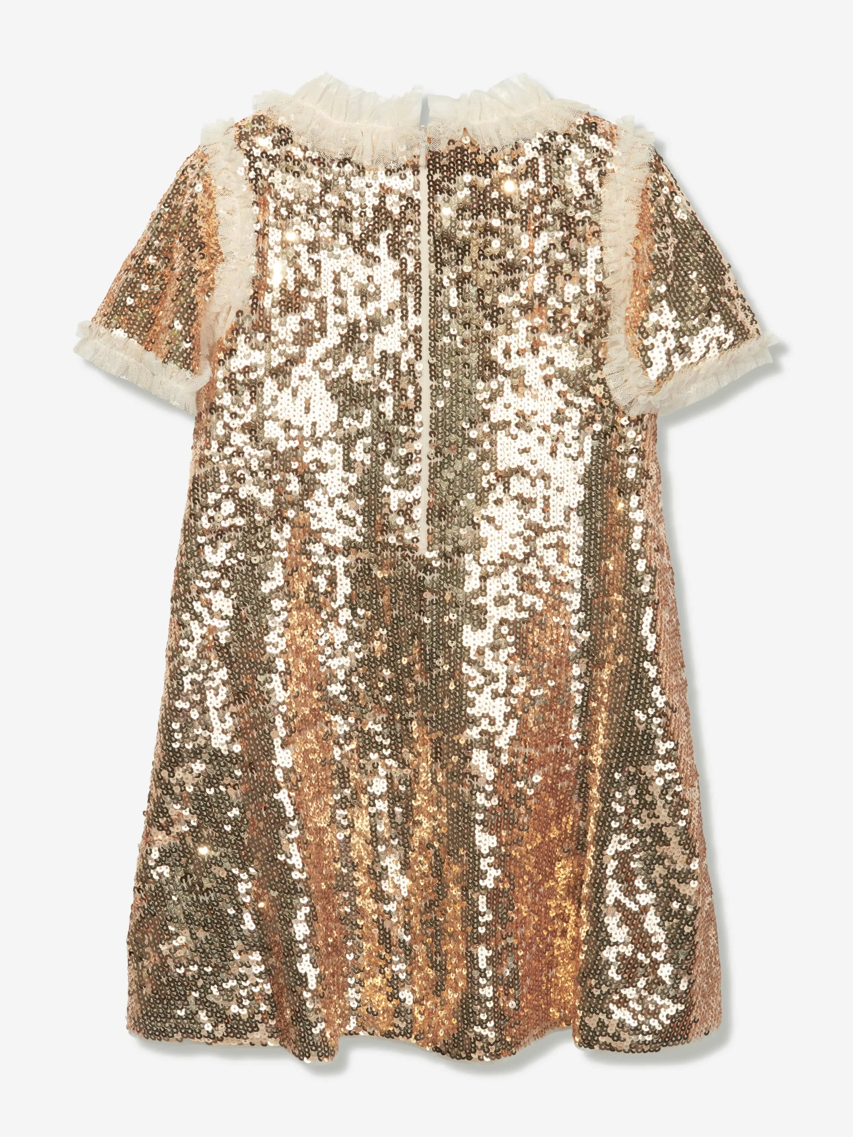 Needle & Thread Girls Matilda Dress in Gold