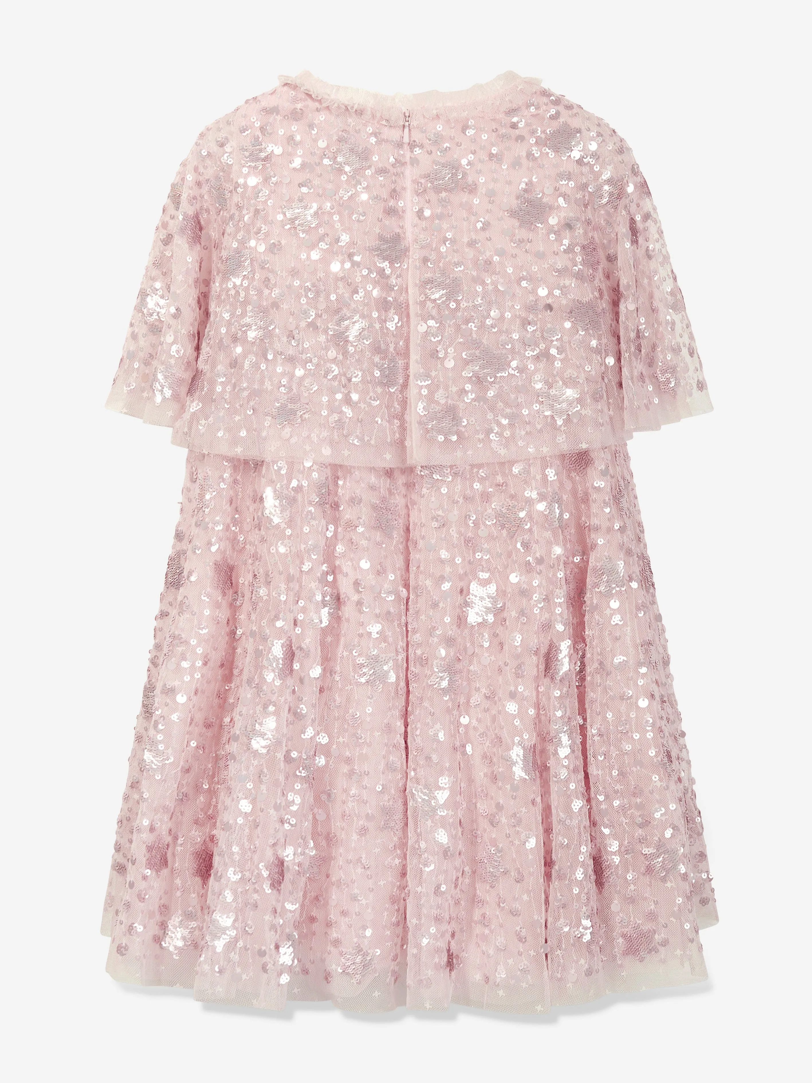 Needle & Thread Girls Shooting Stars Dress in Pink