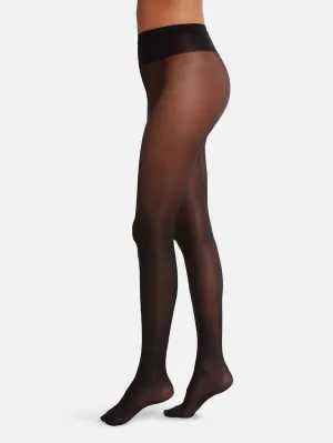 Neon Tights In Black