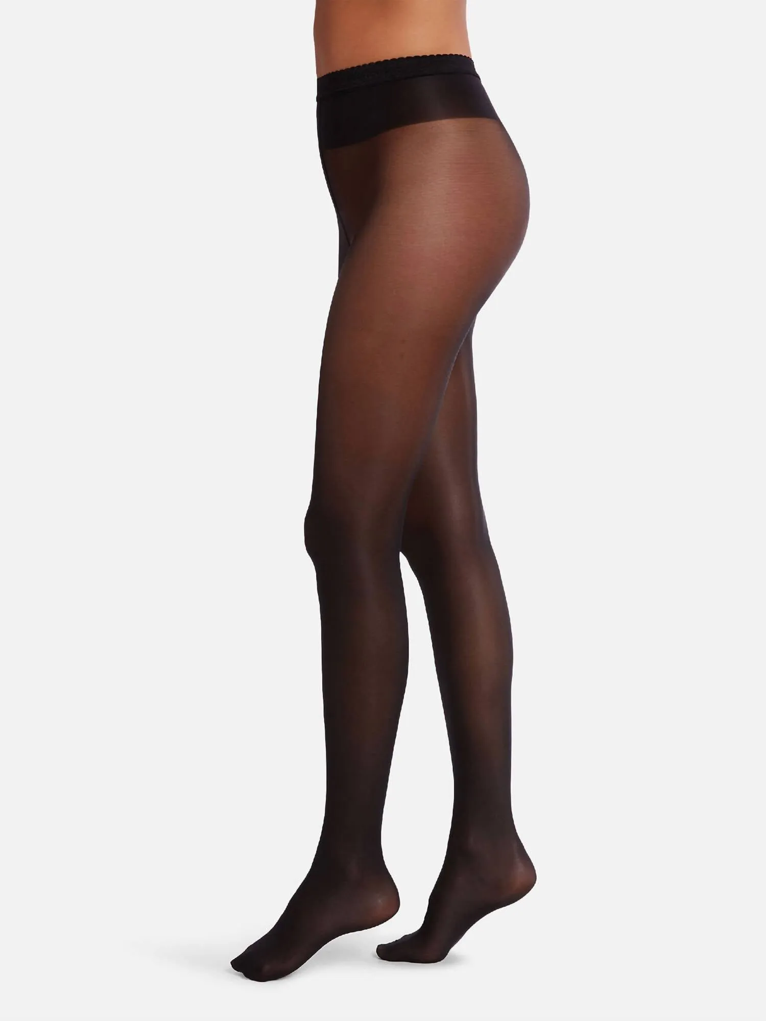 Neon Tights In Black